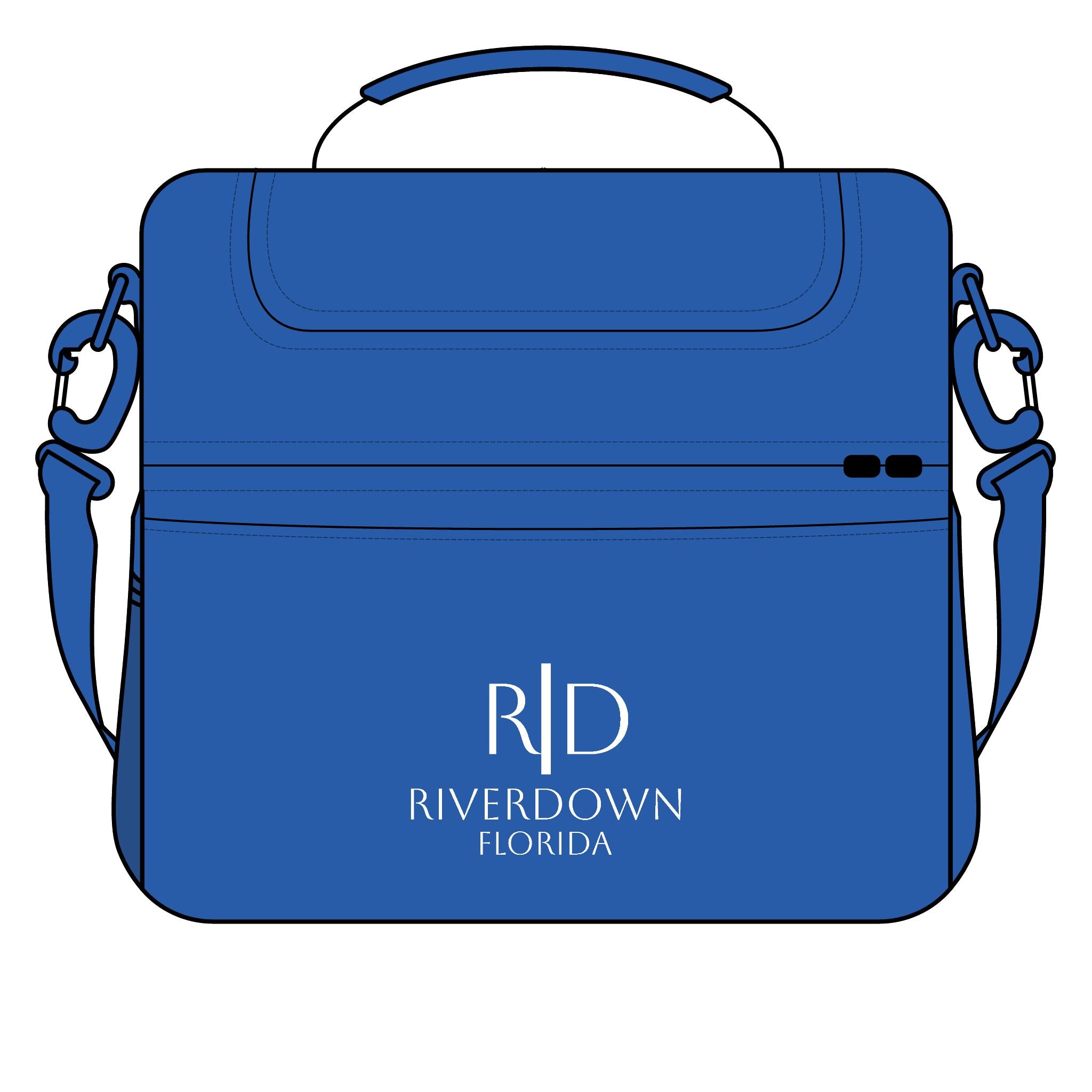 925 - Riverdown Florida Cooler Bag — Insulated Lunch & Beach Cooler with Shoulder Strap