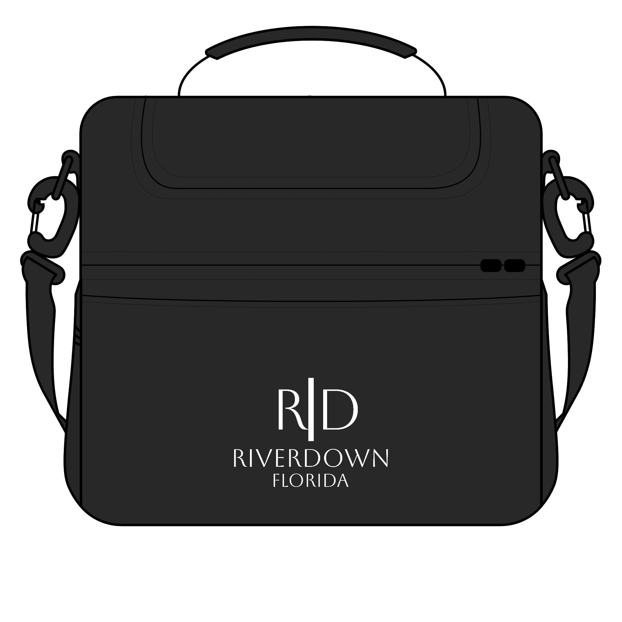 925 - Riverdown Florida Cooler Bag — Insulated Lunch & Beach Cooler with Shoulder Strap