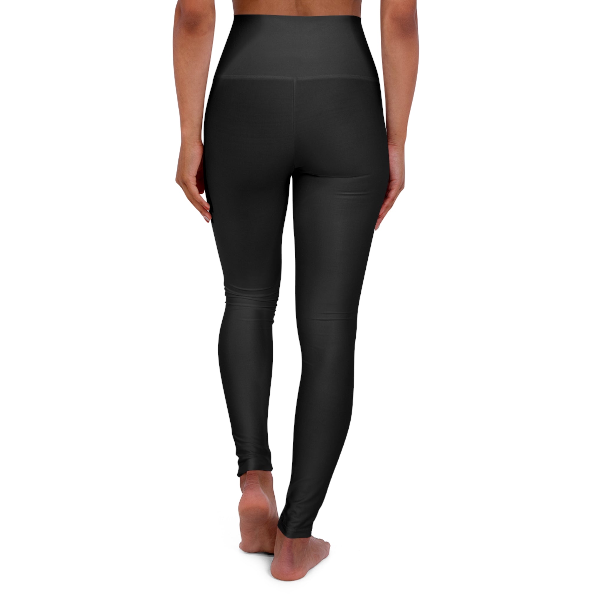 62 - Pants Yoga Night High-Waist Yoga Leggings — Minimal Activewear with Subtle 'RID' Accent