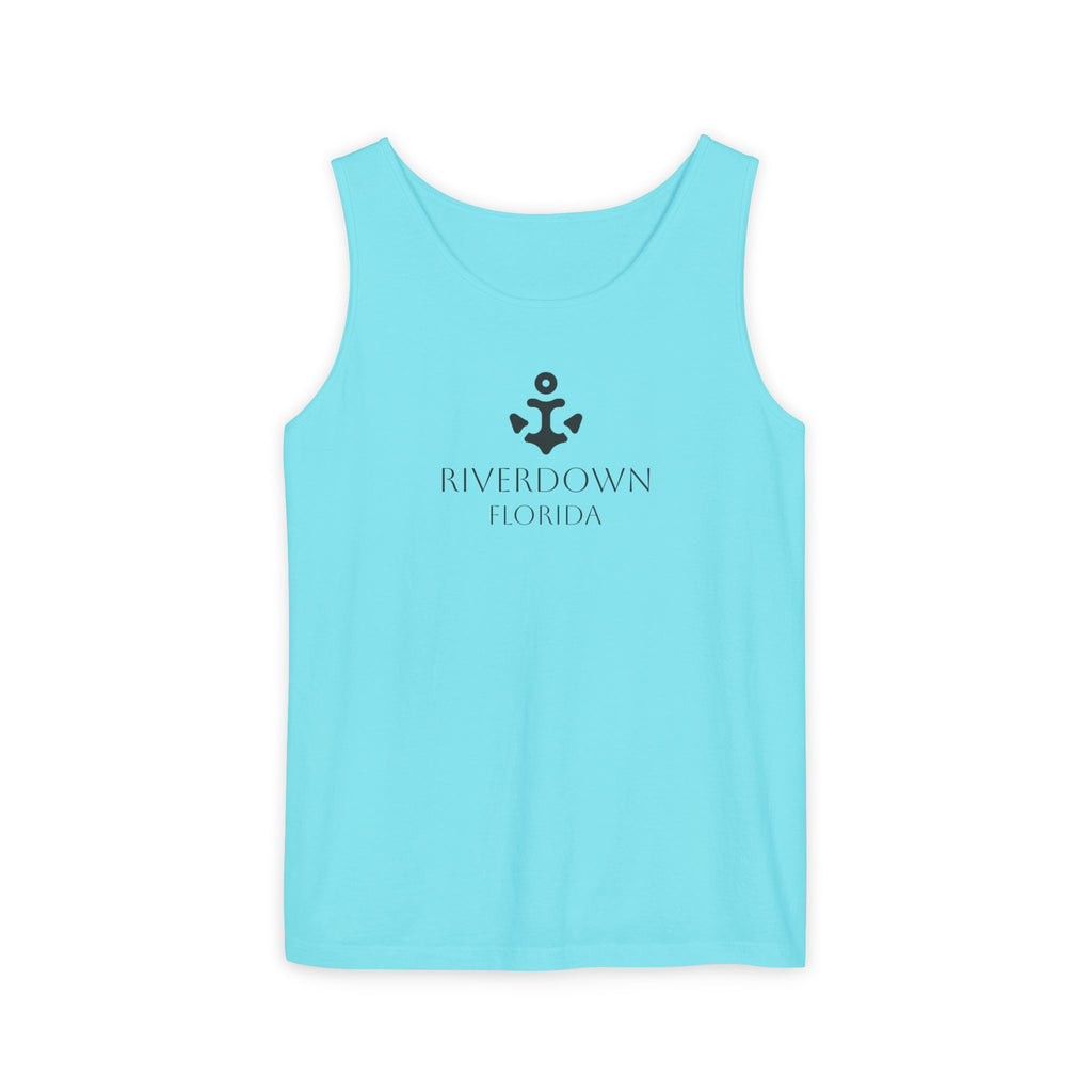 14 - Tank Top Multi Colors Coral Minimalist 'R|D' Monogram Tank Top — Lightweight Casual Summer Tee