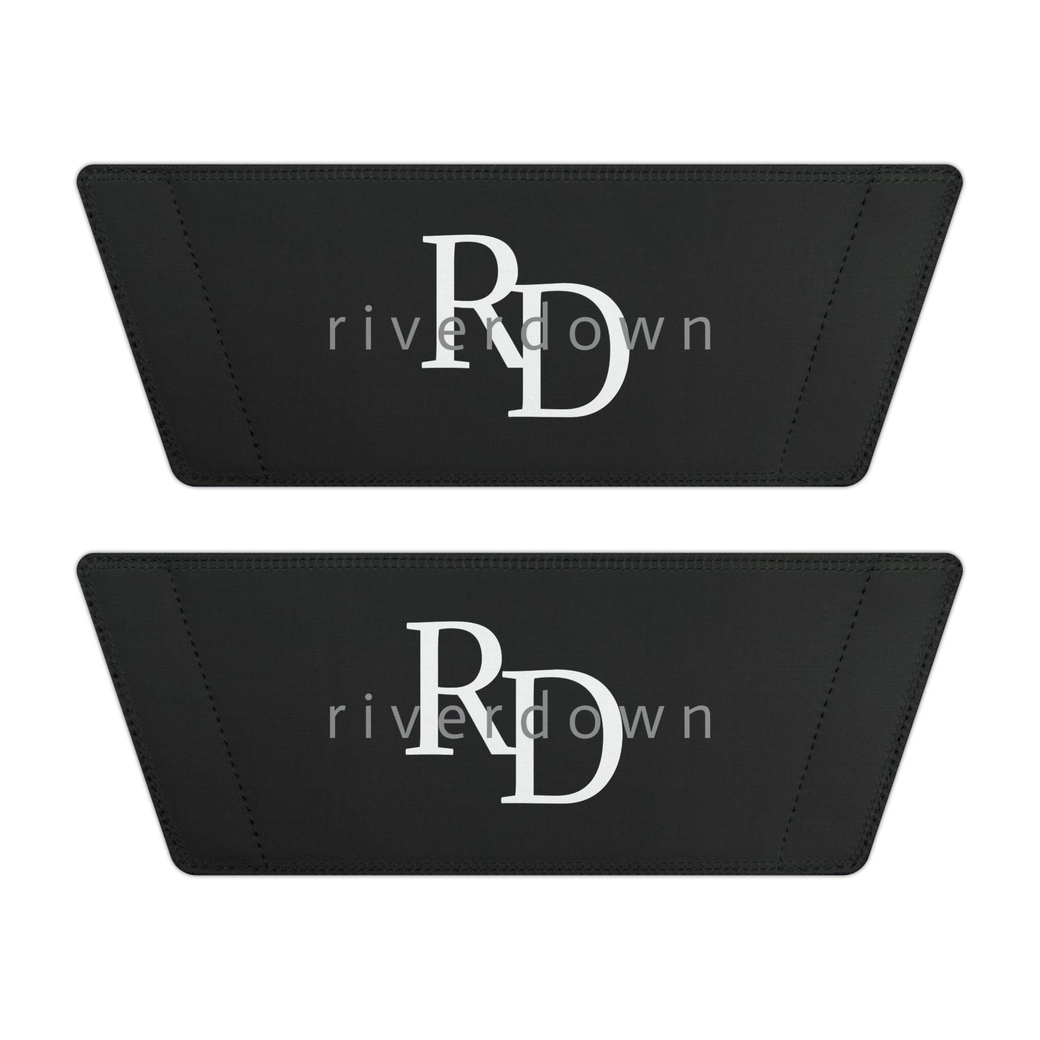 81 - Men's Black Slide Sandals — Customizable Removable-Strap Slides with Logo