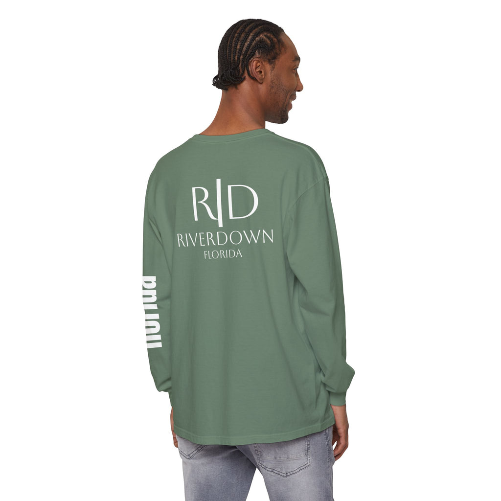 2 - Long Sleeve Tee Multi Colors 'R|D' — Florida Sleeve Graphic