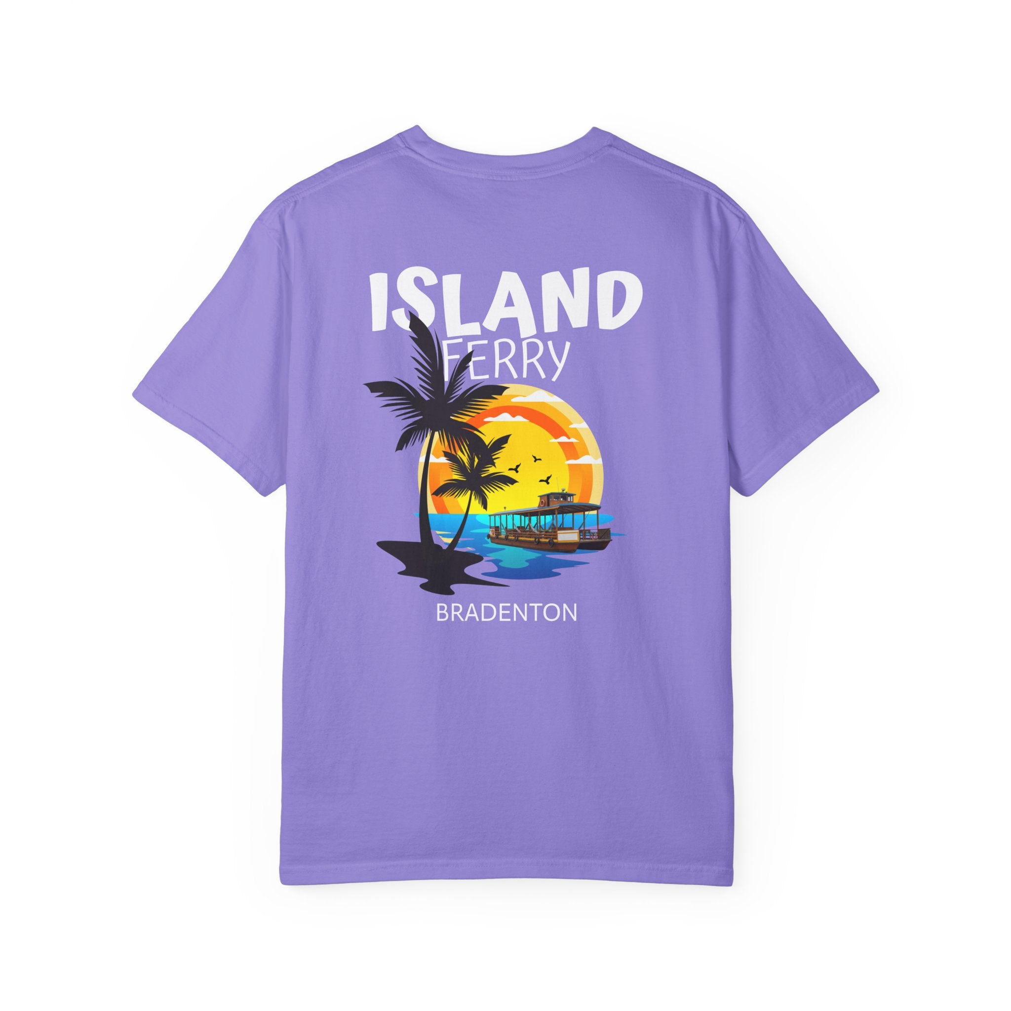10 - Tee Multi Colors Island Ferry -  Minimalist Initials T-Shirt