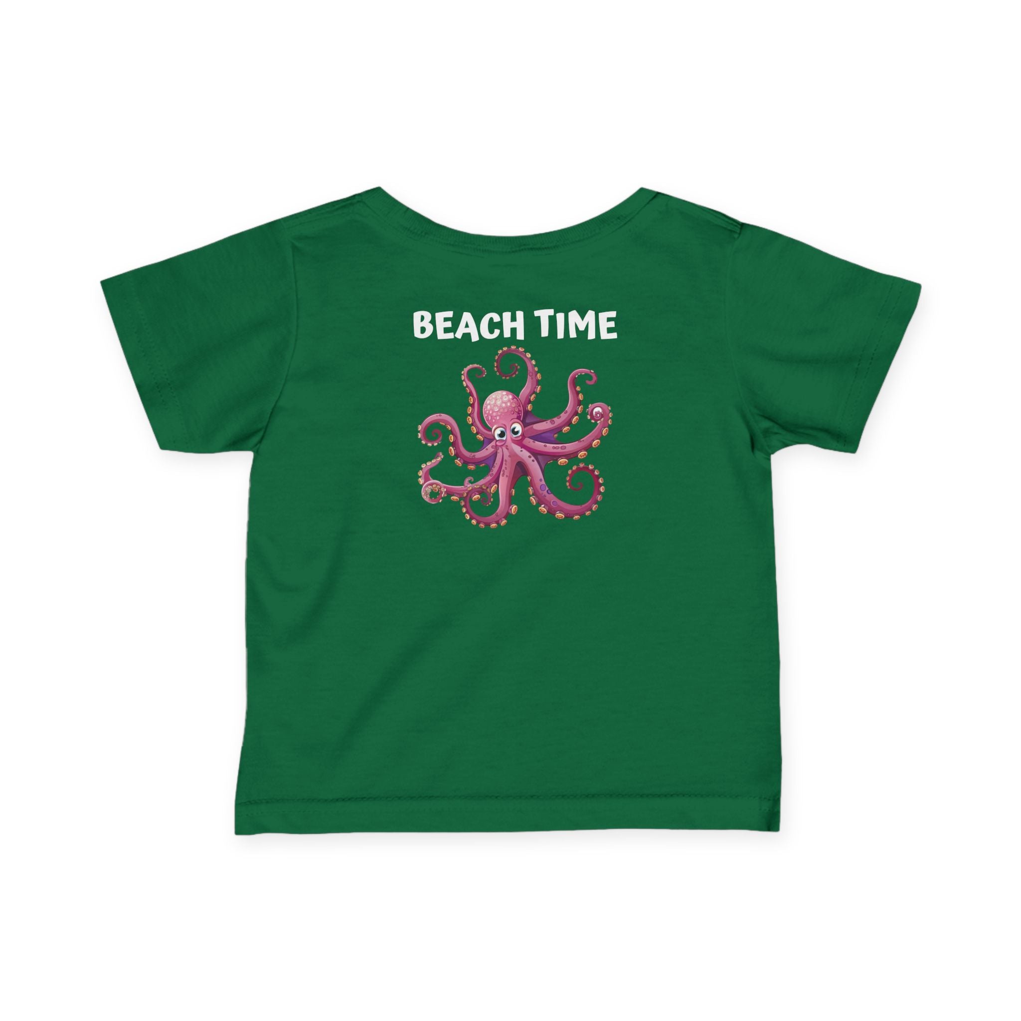 101 - Infant Tee —  Beach Time 2 Monogram Logo Baby Shirt