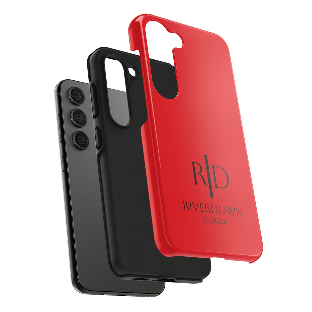 924 - Phone Case Red Berry — Durable Protective Phone Cover with Monogram Logo