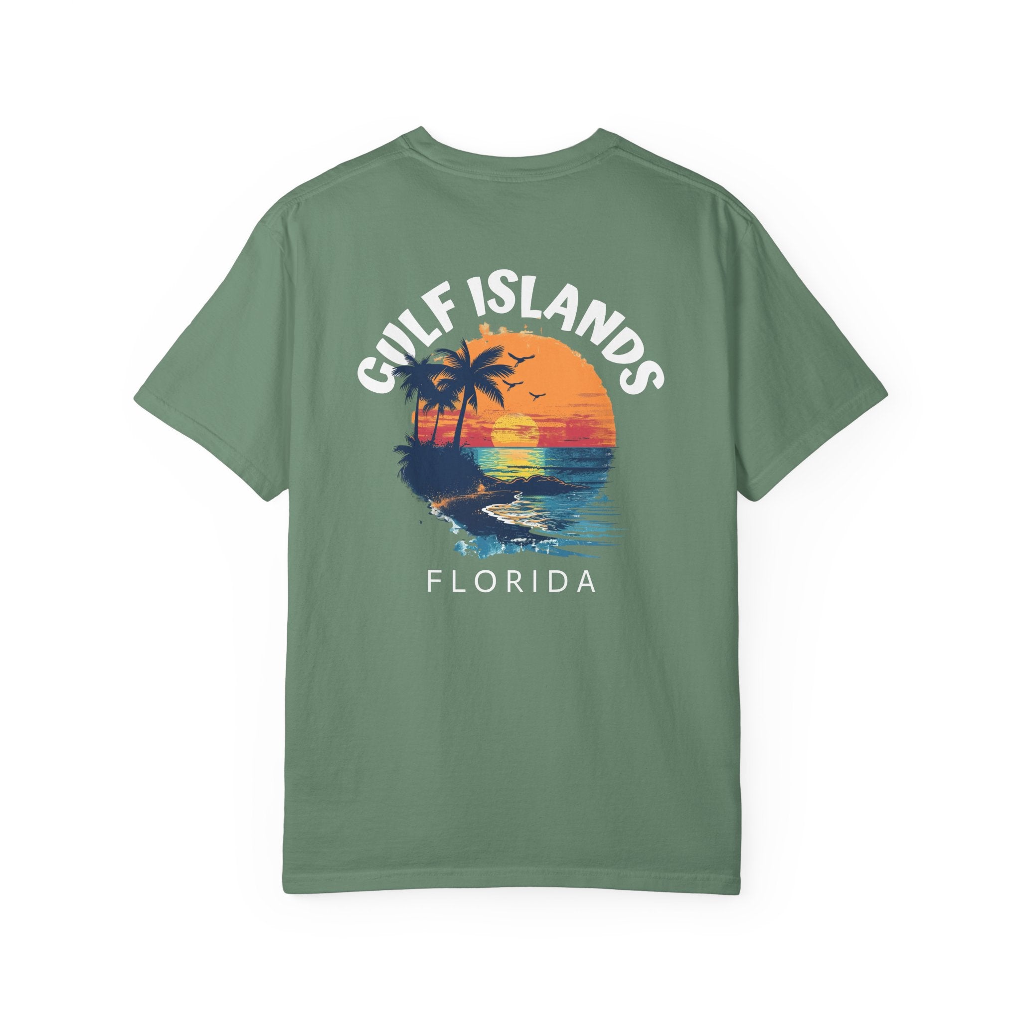 10 - Tee Multi Colors Gulf Islands Minimalist Initials T-Shirt