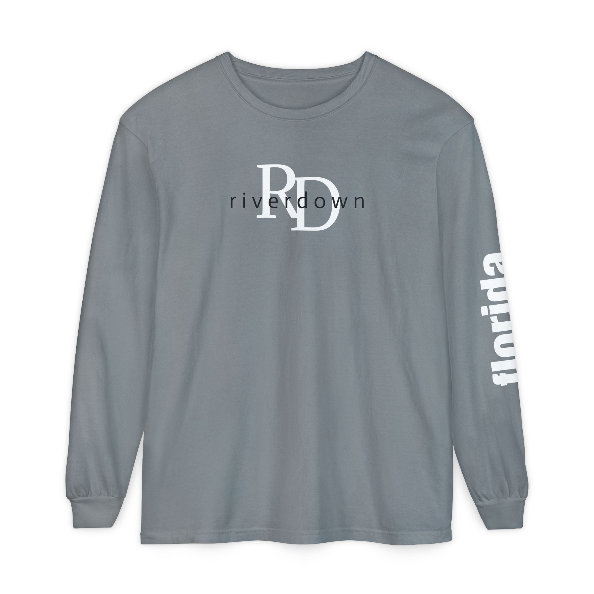 2 - Long Sleeve Tee Multi Colors RD Overlay — Florida Sleeve Graphic