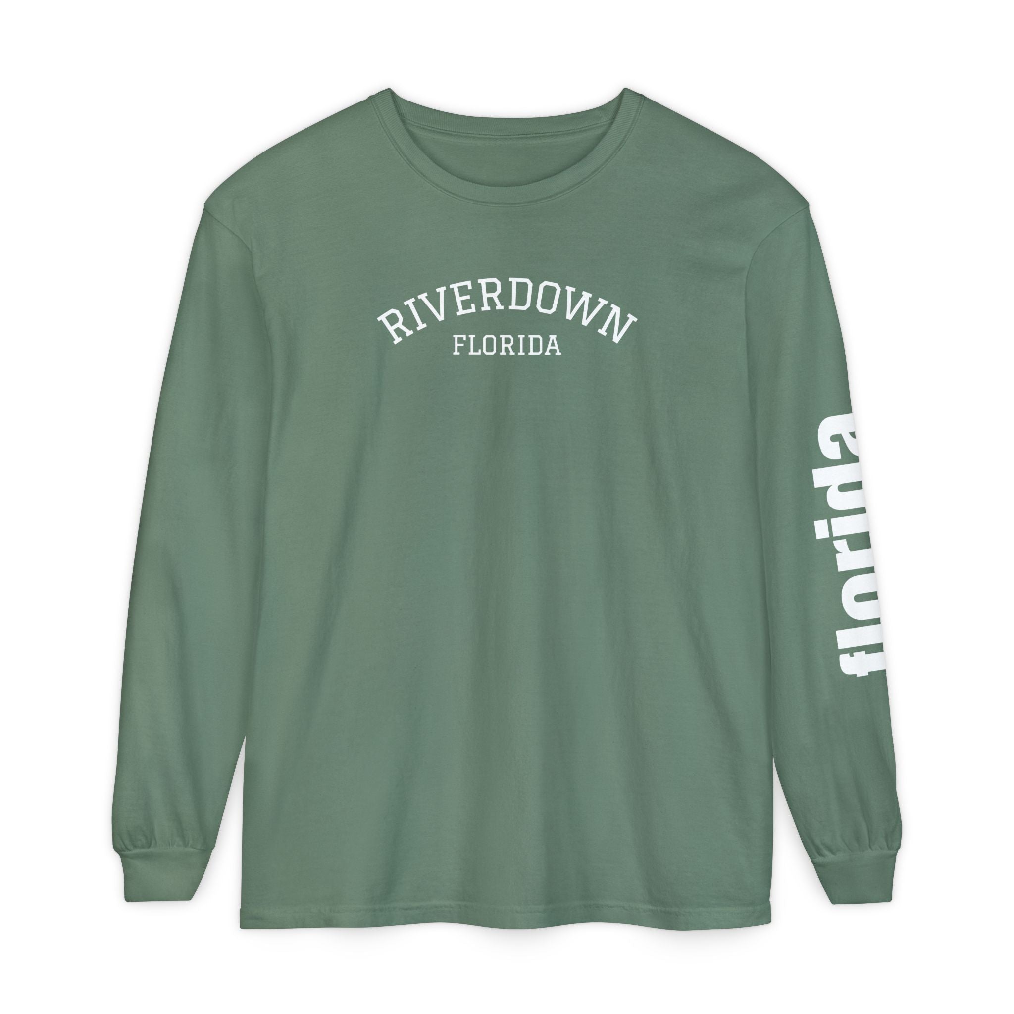 2 - Long Sleeve Tee Multi Colors 'R|D' — Florida Sleeve Graphic