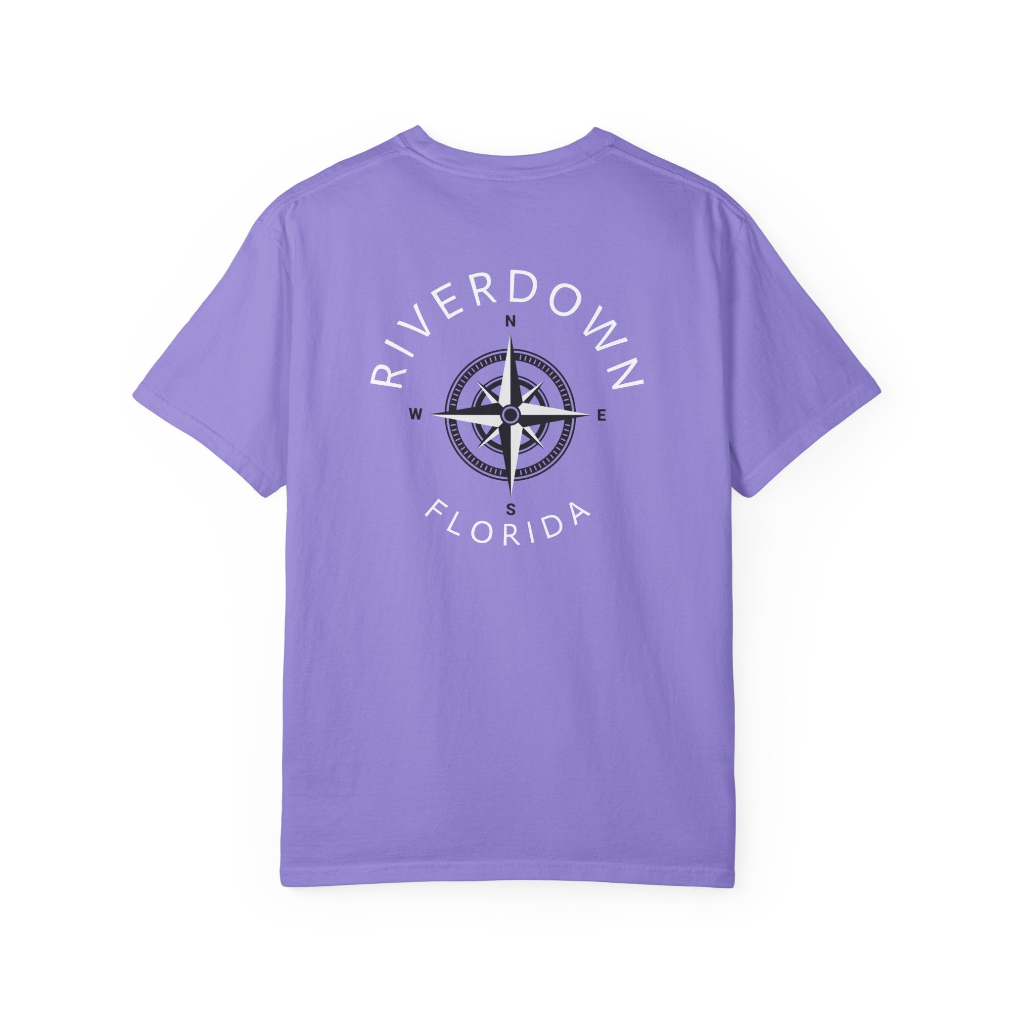 10 - Tee Multi Colors Compass — Minimalist Initials T-Shirt