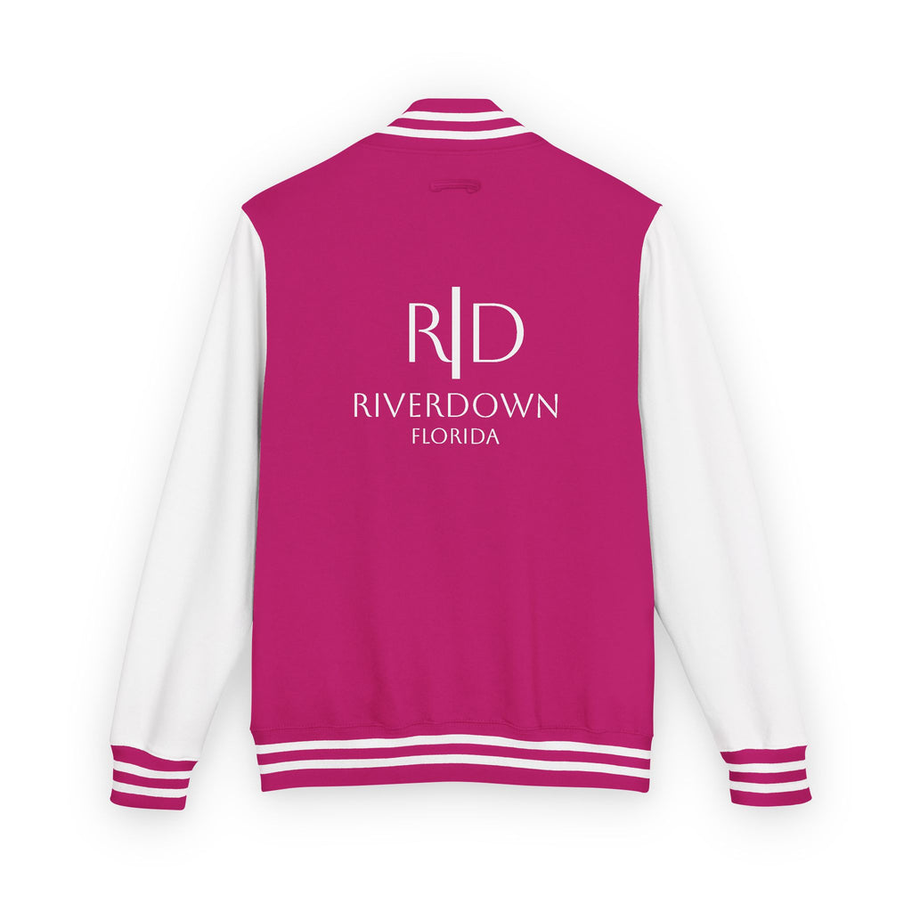 52 - Jacket Letterman - Classic Black & White Varsity Style with 'R|D' Chest Logo