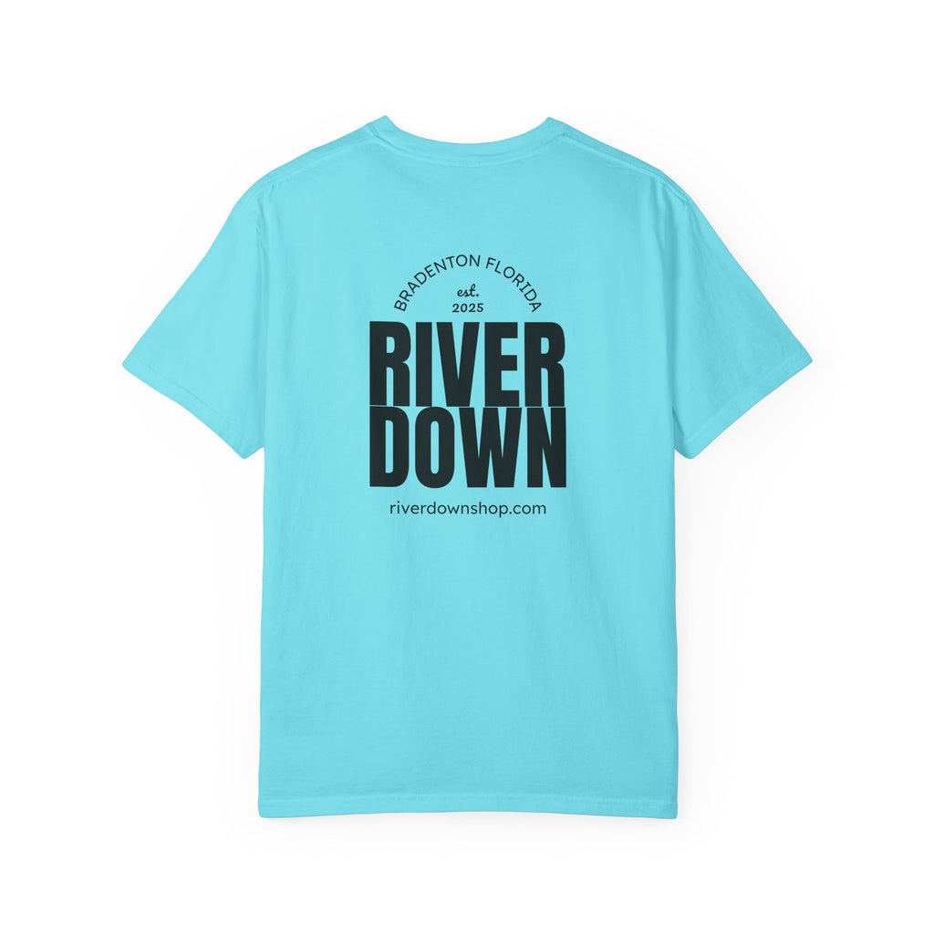101 - Tee Multi Colors Monogram R|D River Down Shop Classic Tee — Minimalist Initials T-Shirt
