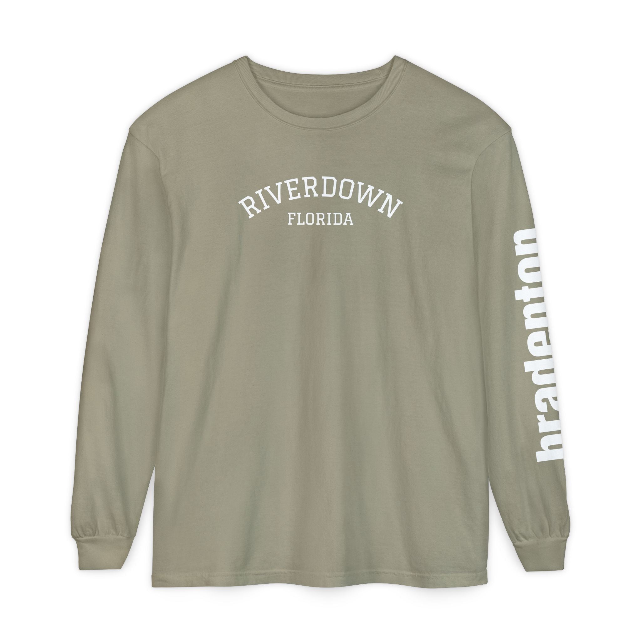 2 - Long Sleeve Bradenton Tee Multi Colors 'R|D' — Florida Sleeve Graphic