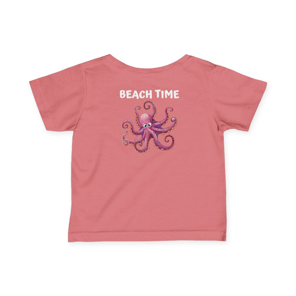 101 - Infant Tee —  Beach Time 2 Monogram Logo Baby Shirt