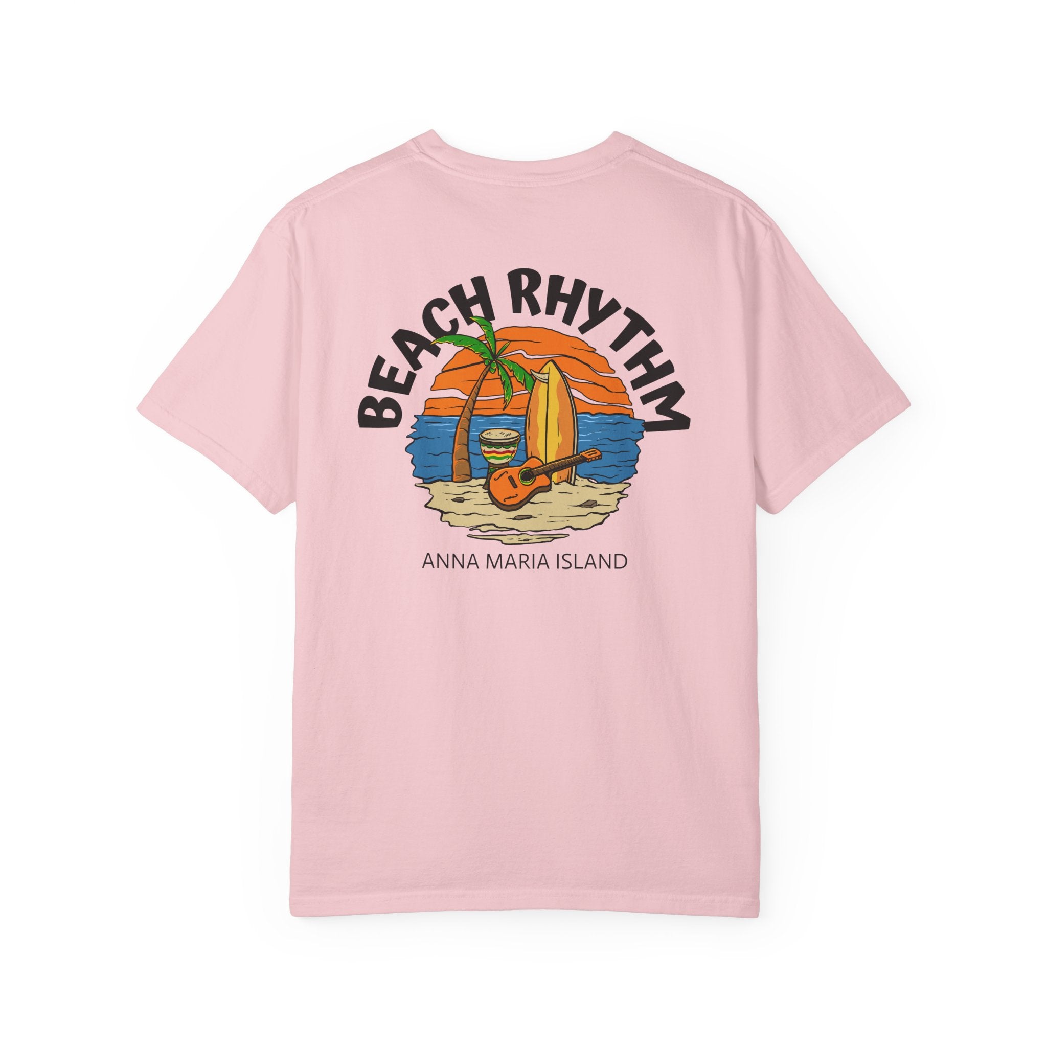 10 - Tee Multi Colors Beach Rhythm Minimalist Initials T-Shirt