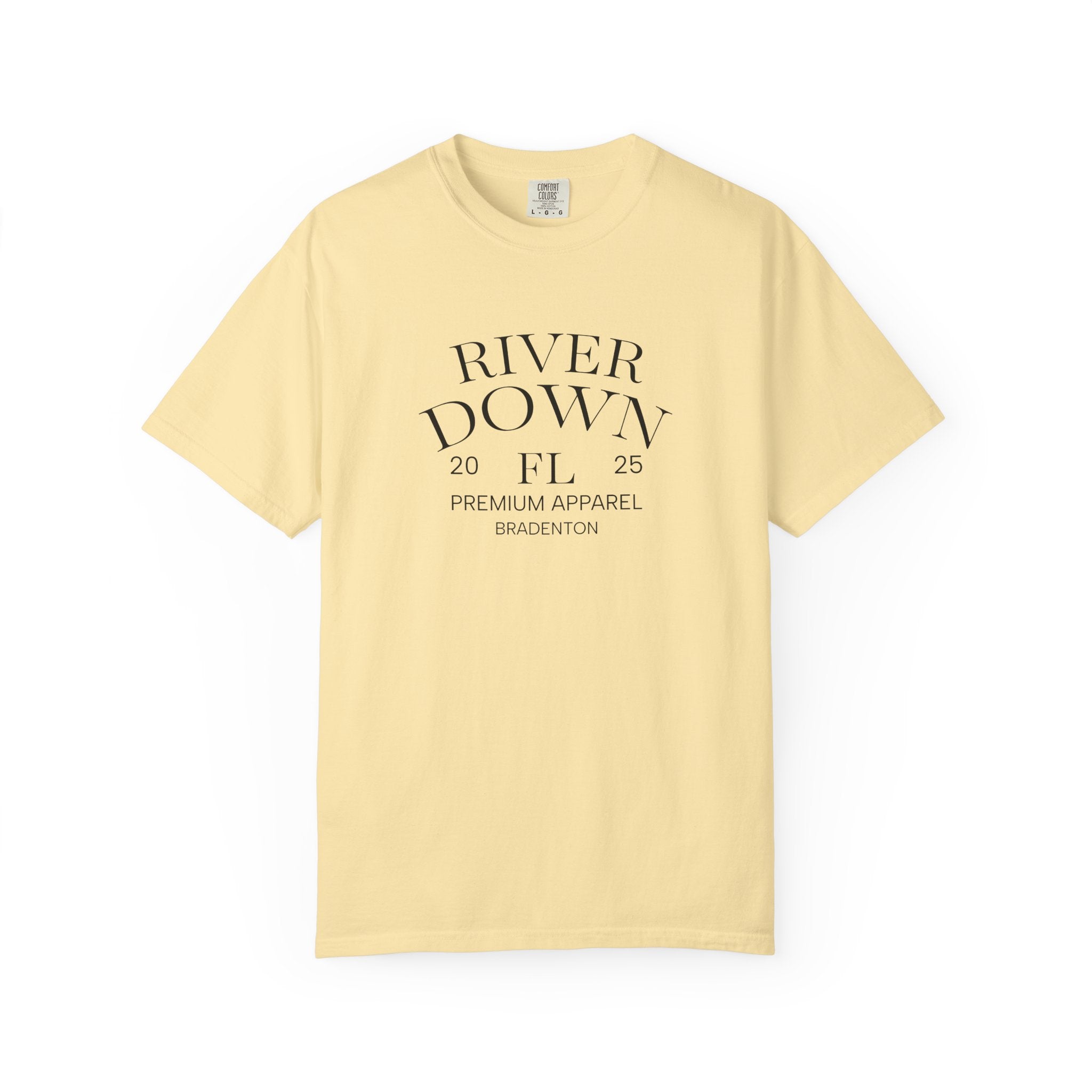 101 -  Tee Multi Colors Monogram R|D Plain Back Classic Tee — Minimalist Initials T-Shirt