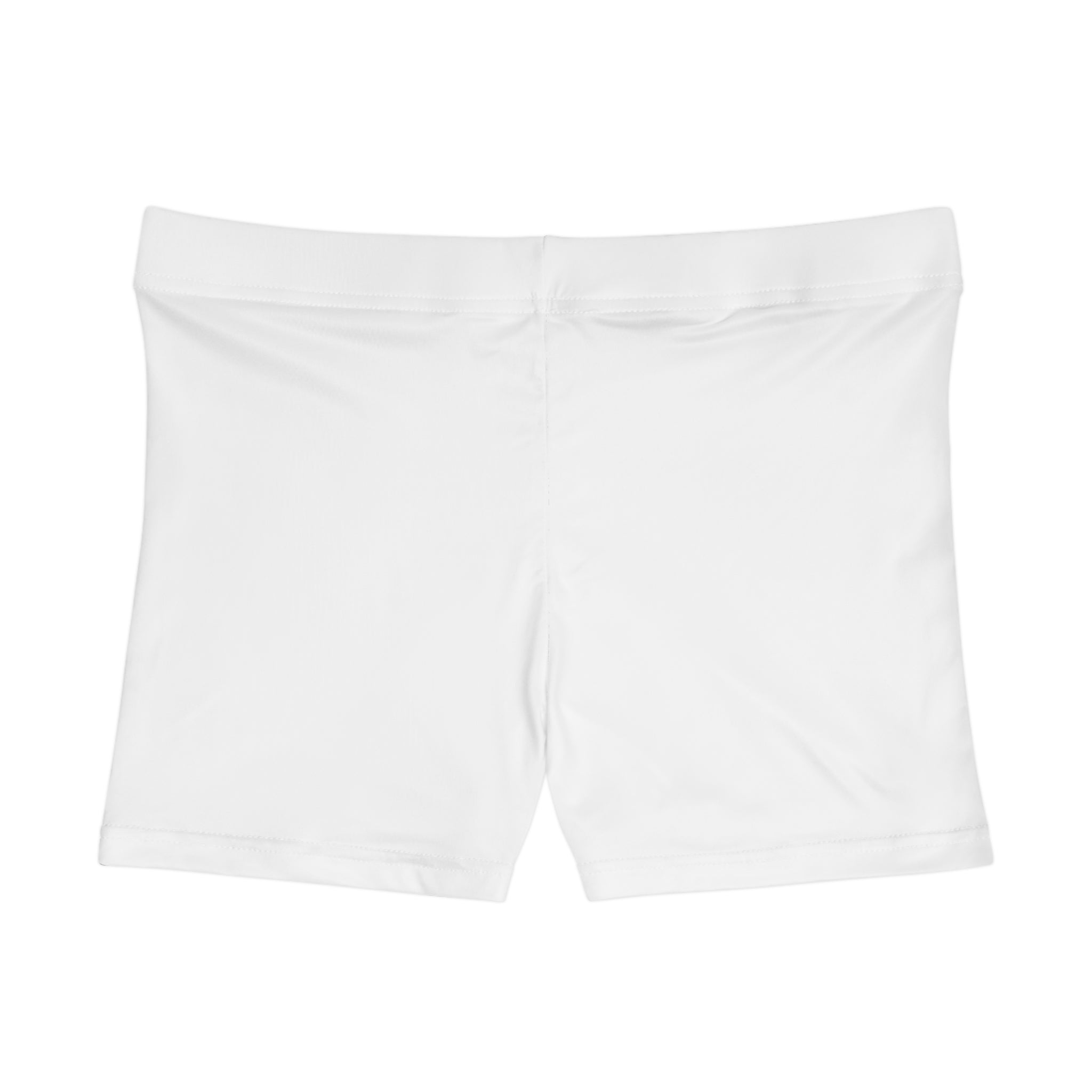 8 - Women’s Athletic Shorts White Cap Minimalist 'R|D' Women's Performance Shorts — White Athletic Bike Shorts
