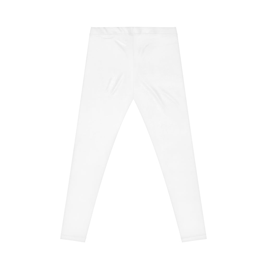 61 - Leggings  Minimal White Cap Women's Leggings — Casual Everyday AOP Leggings