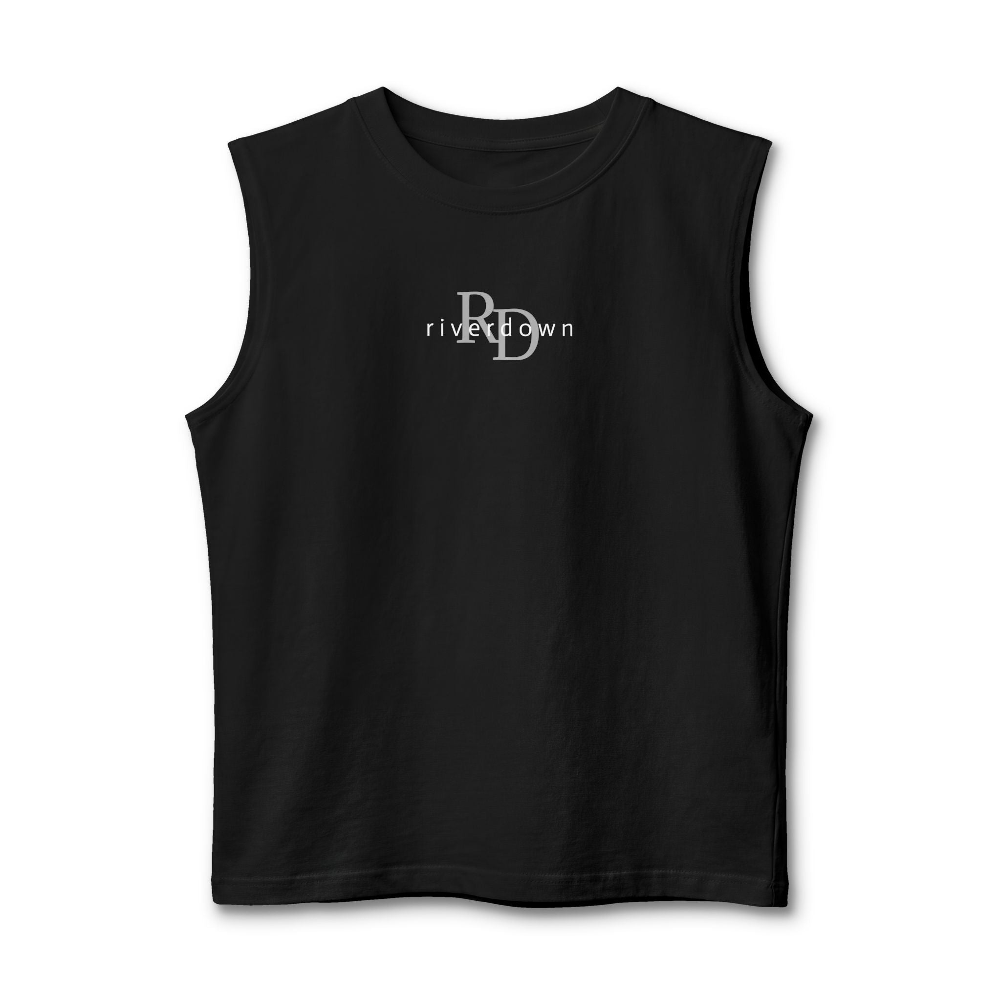 14 - Beach Volleyball Muscle Tank — Retro Palm Court Summer Tank Top