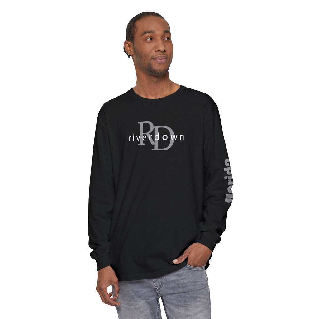 2 - Long Sleeve Tee Multi Colors RD Overlay — Florida Sleeve Graphic