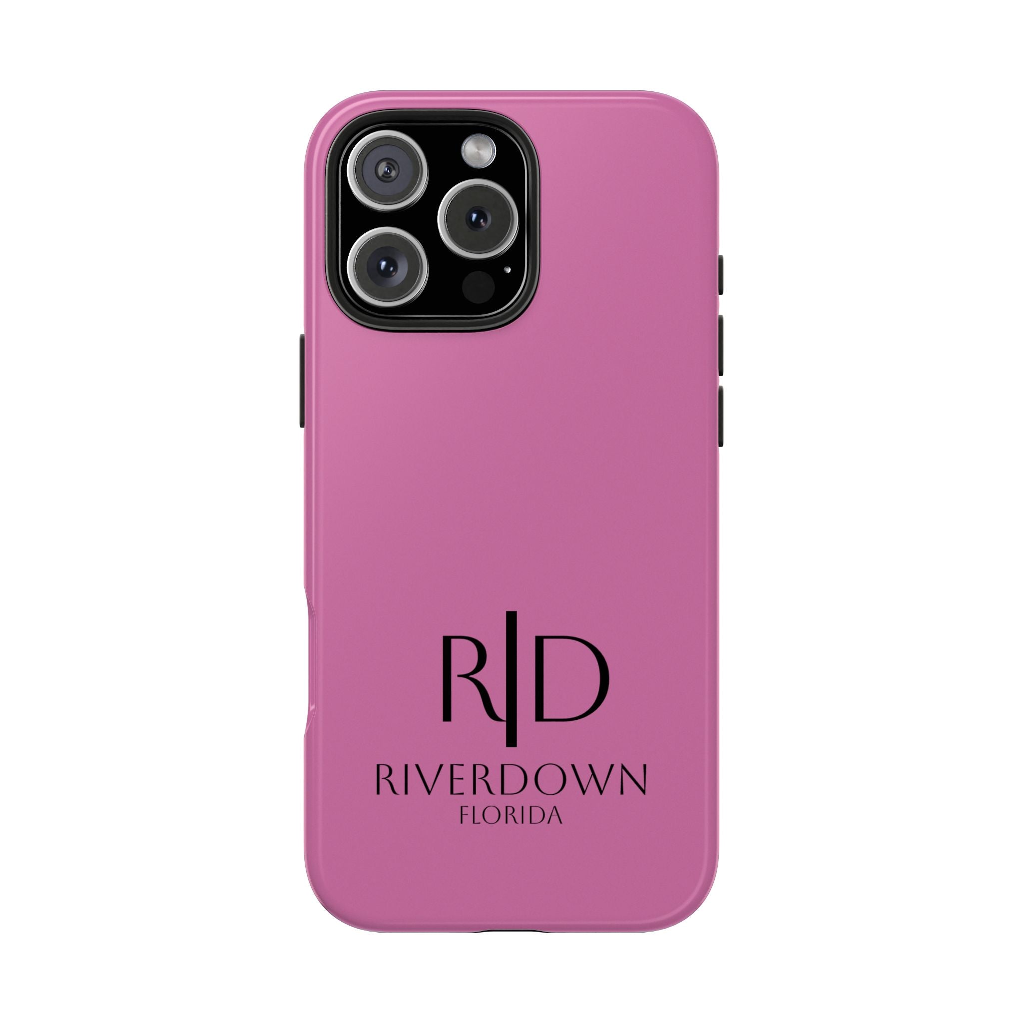 924 - Phone Case Pink Peddle Riverdown Florida Tough Phone Case – Slim Protective iPhone Cover with R|D Logo