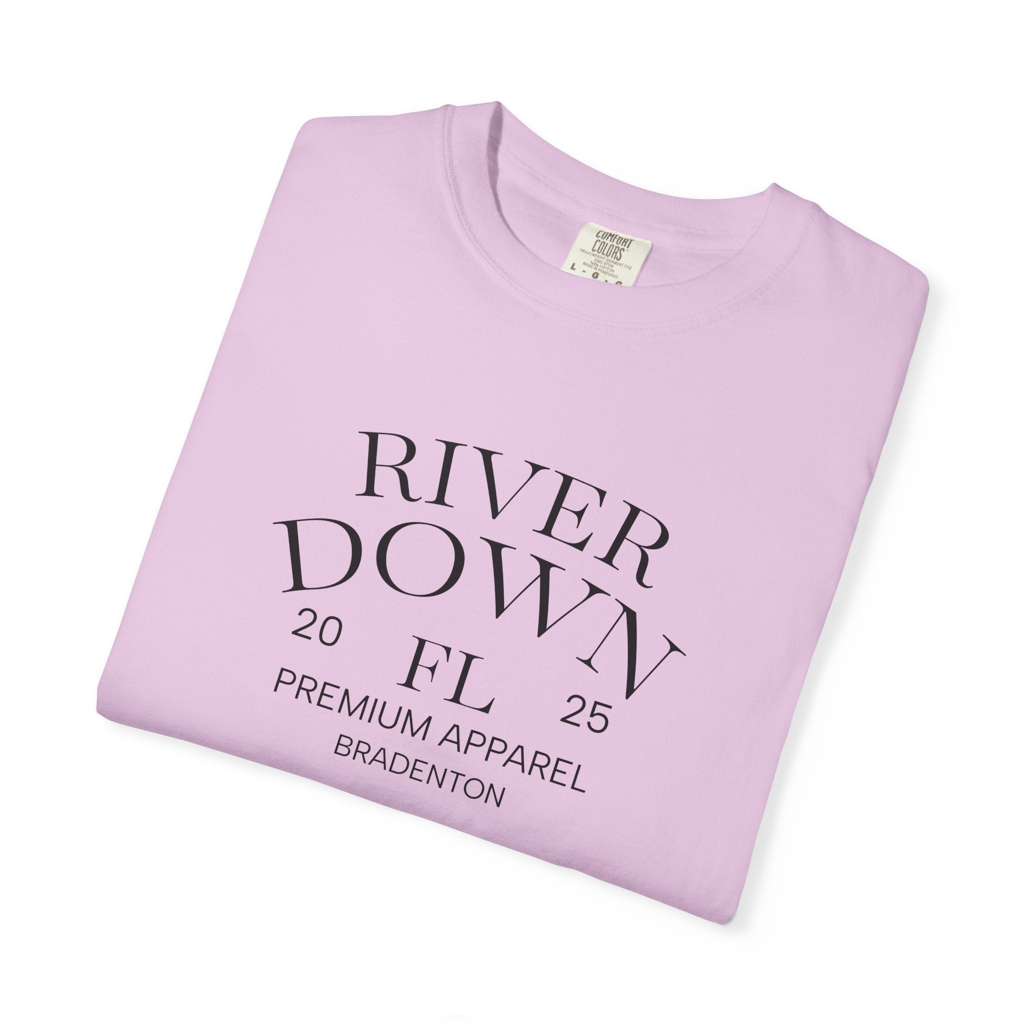 101 -  Tee Multi Colors Monogram R|D Plain Back Classic Tee — Minimalist Initials T-Shirt