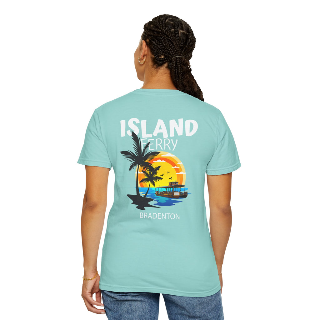 10 - Tee Multi Colors Island Ferry -  Minimalist Initials T-Shirt