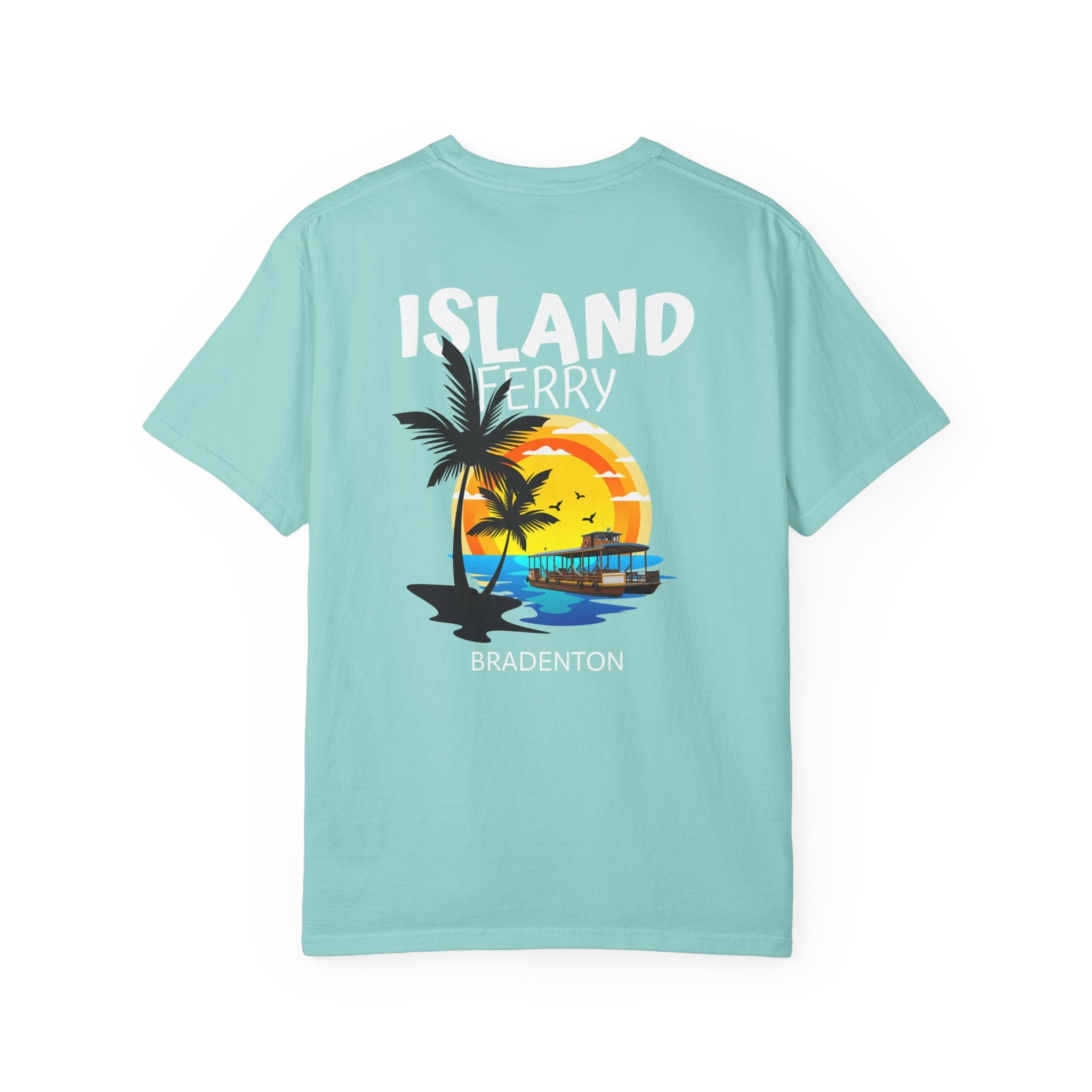 10 - Tee Multi Colors Island Ferry -  Minimalist Initials T-Shirt