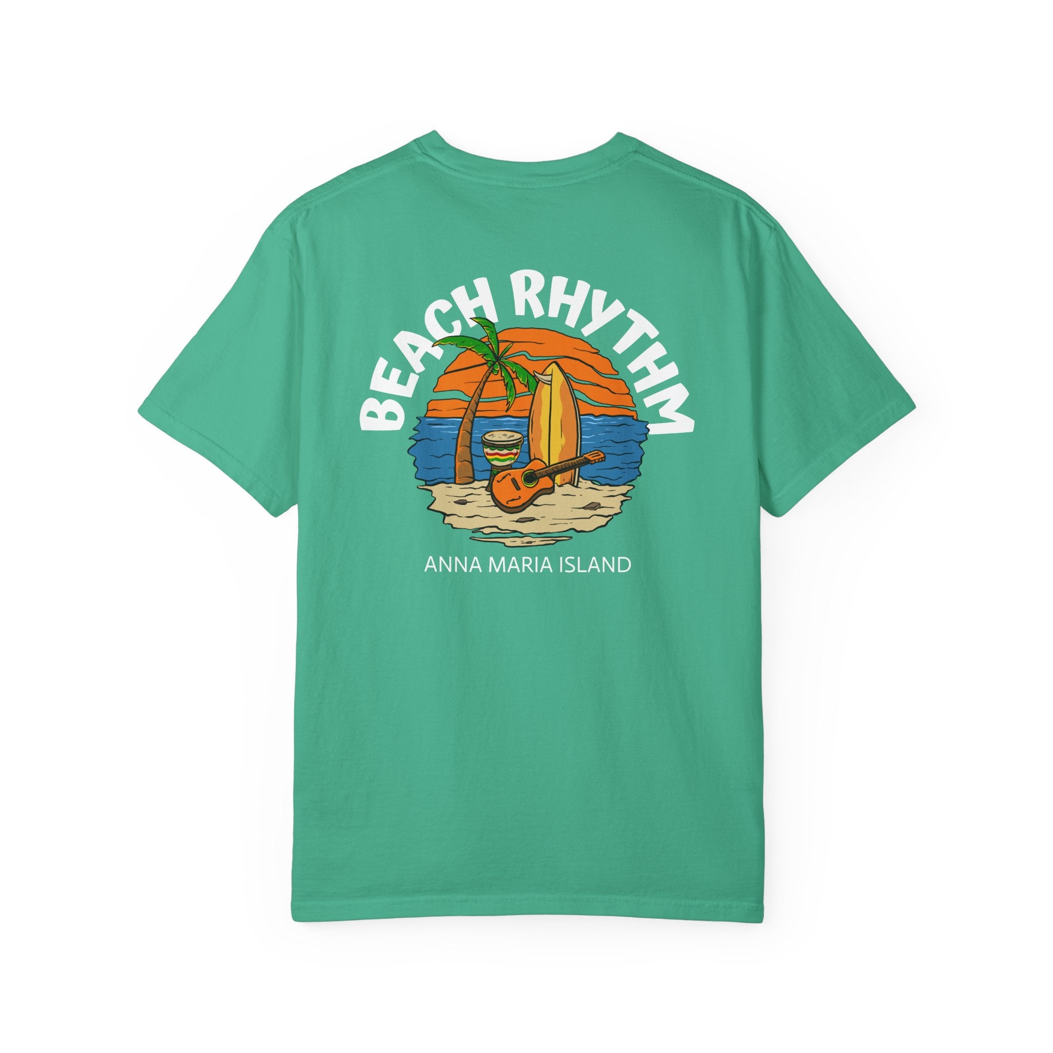10 - Tee Multi Colors Beach Rhythm Minimalist Initials T-Shirt