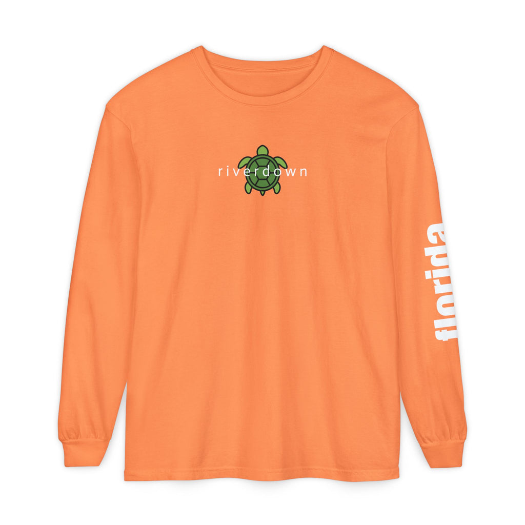 2 - Long Sleeve Tee Multi Colors Sea Turtle — Florida Sleeve Graphic