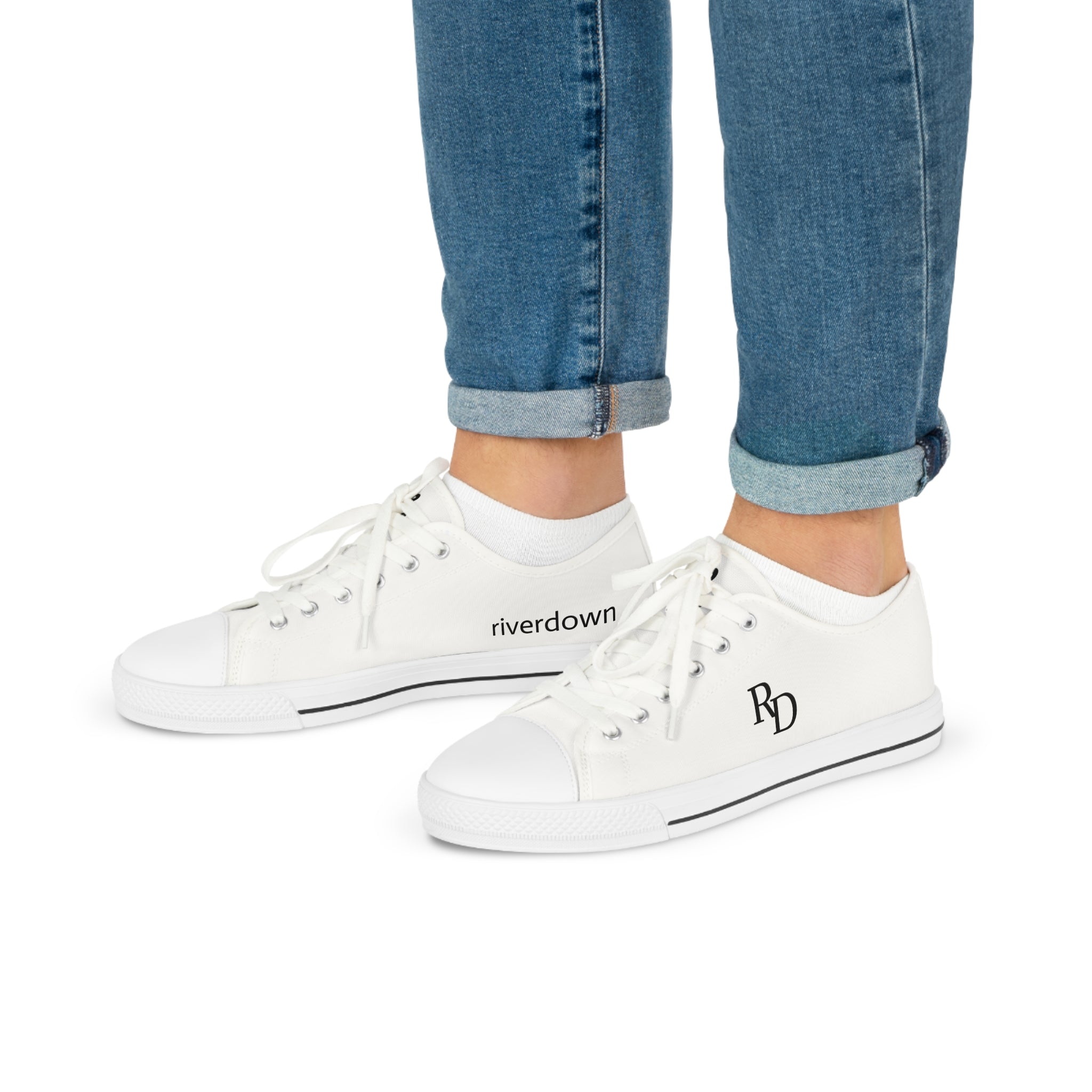 81 - Men's RD - Low Top Sneakers —Canvas Shoes with Rivertown Anchor