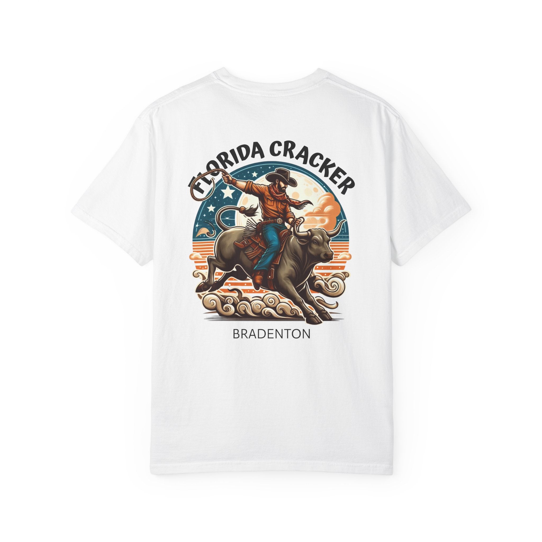10 - Tee Multi Colors Florida Cracker -  Minimalist Initials T-Shirt