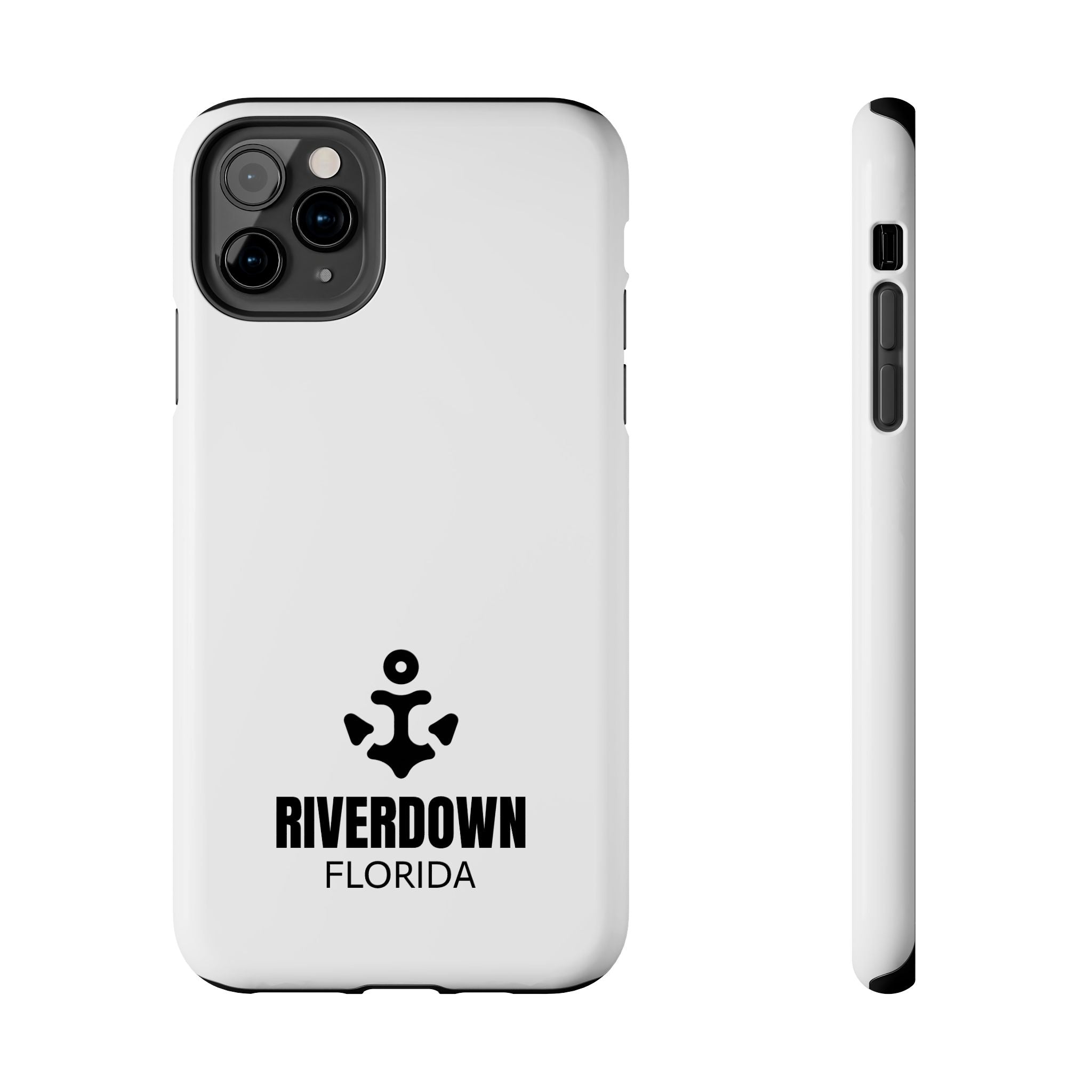 924 - Phone Case White Cap Riverdown Florida Tough Phone Case – Slim Protective iPhone Cover with R|D Logo