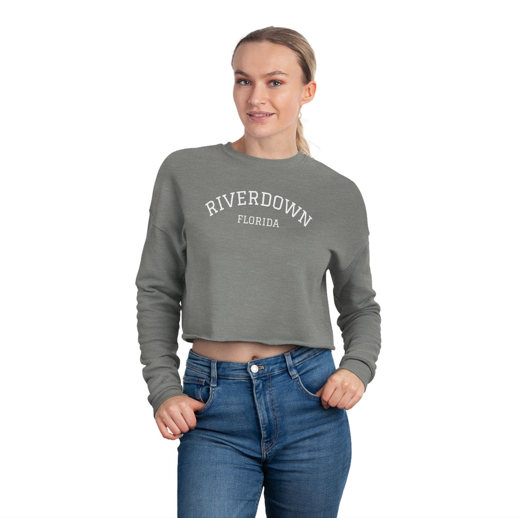 3 - Sweatshirt  Multi Colors Cropped — Minimal Monogram RD Women's Cozy Crop