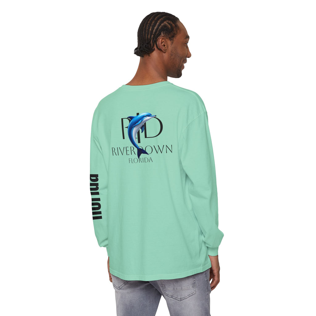 2 - Long Sleeve Tee Multi Colors 'R|D' — Florida Sleeve Graphic