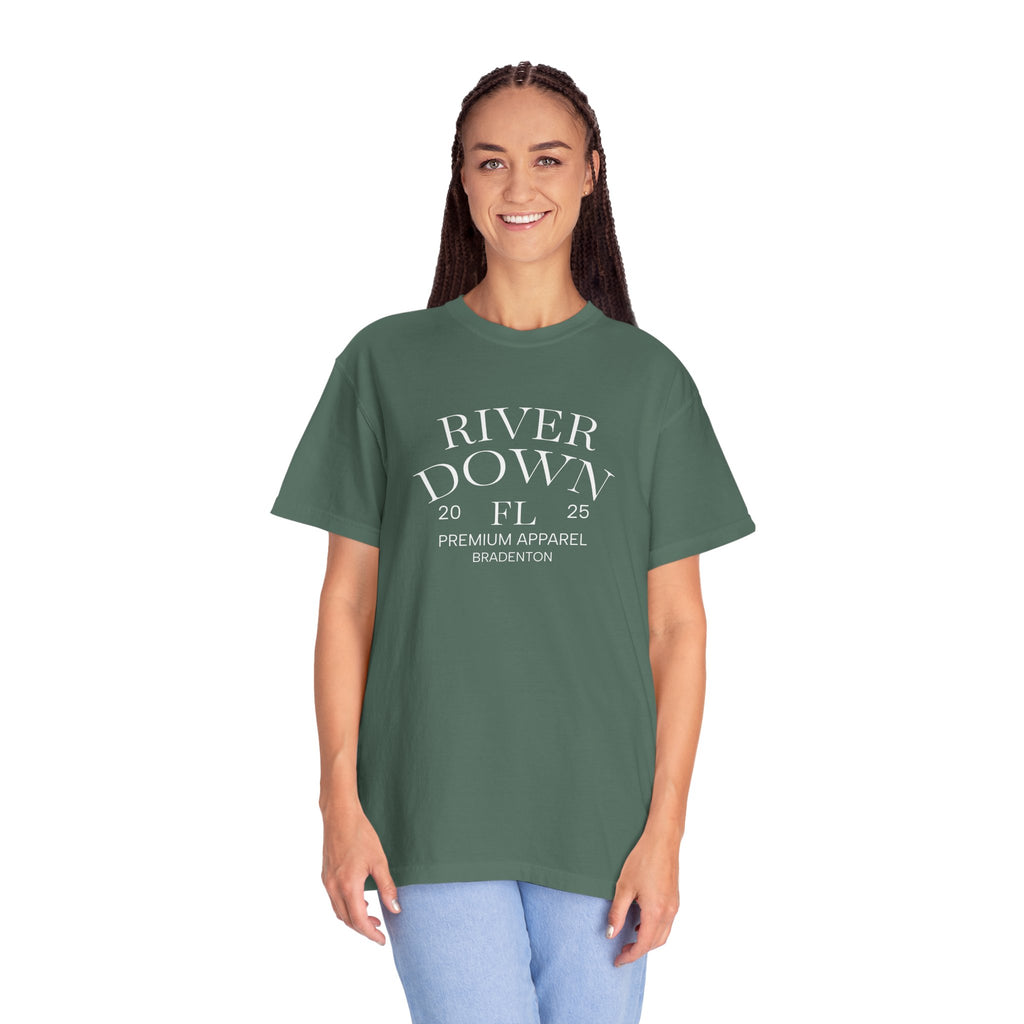 101 -  Tee Multi Colors Monogram R|D Plain Back Classic Tee — Minimalist Initials T-Shirt