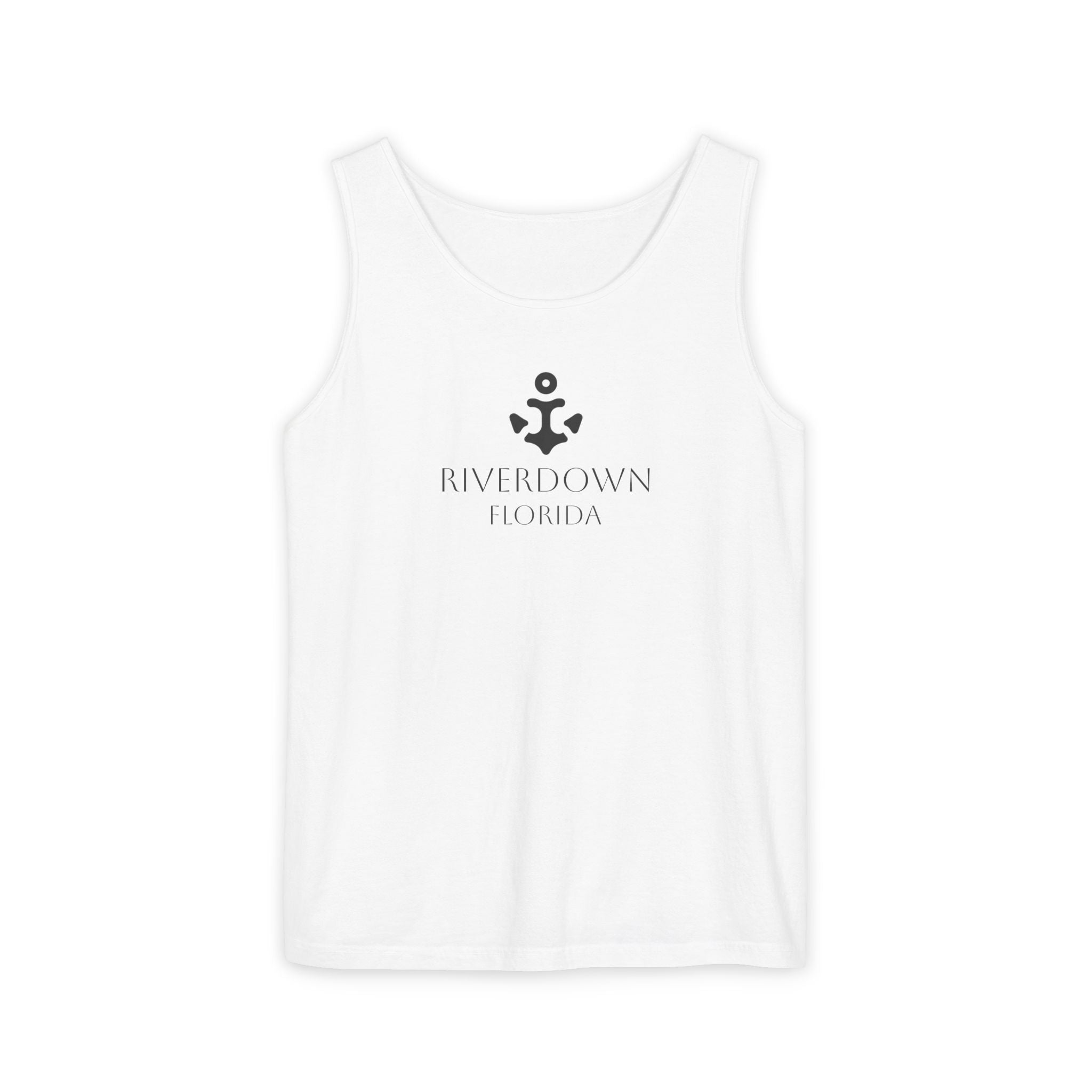 14 - Tank Top Multi Colors Coral Minimalist 'R|D' Monogram Tank Top — Lightweight Casual Summer Tee