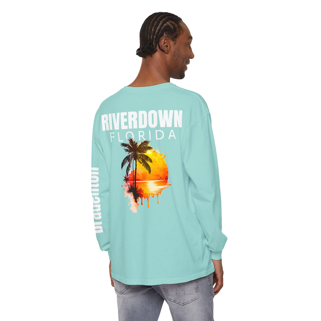 2 - Long Sleeve Bradenton Tee Multi Colors 'R|D' — Florida Sleeve Graphic