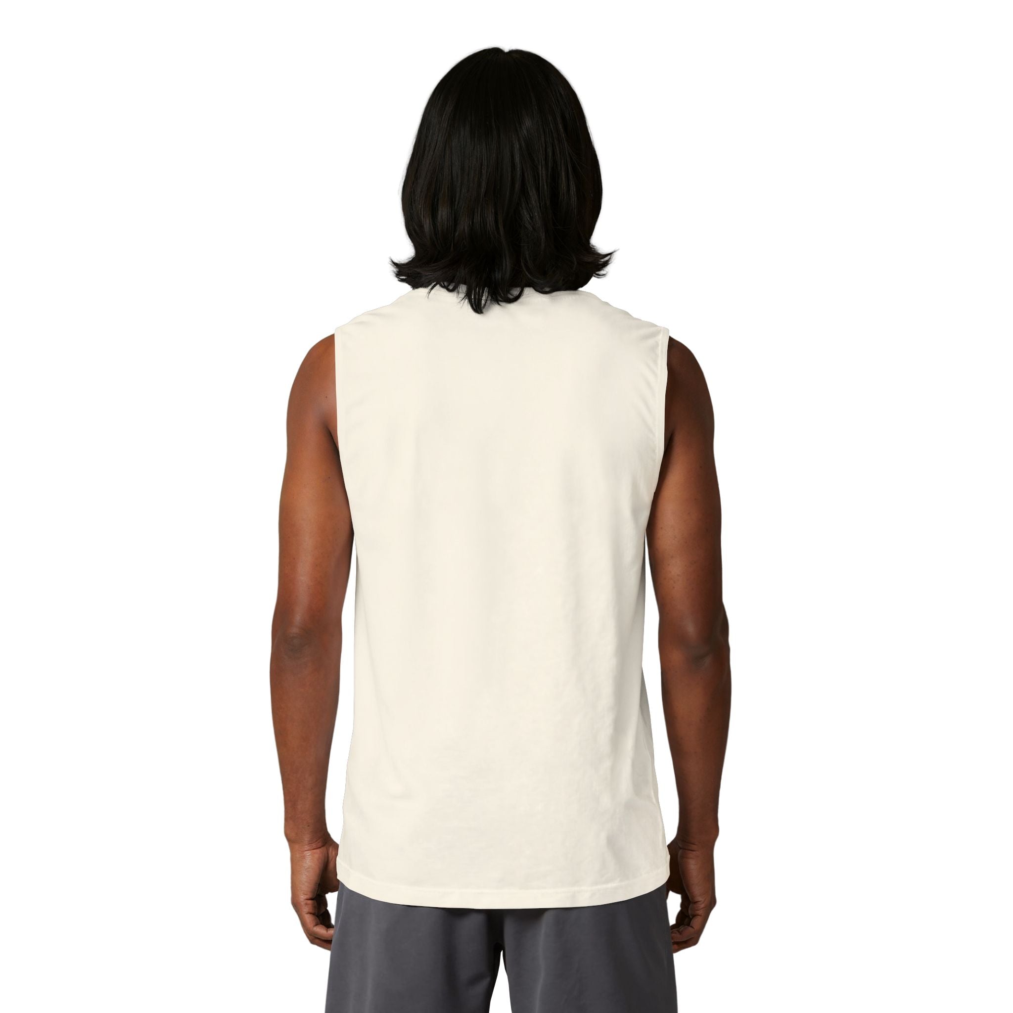 14 - Tank Top Multi Colors Minimalist RD Muscle Tank — Slim Fit Black Sleeveless Tee