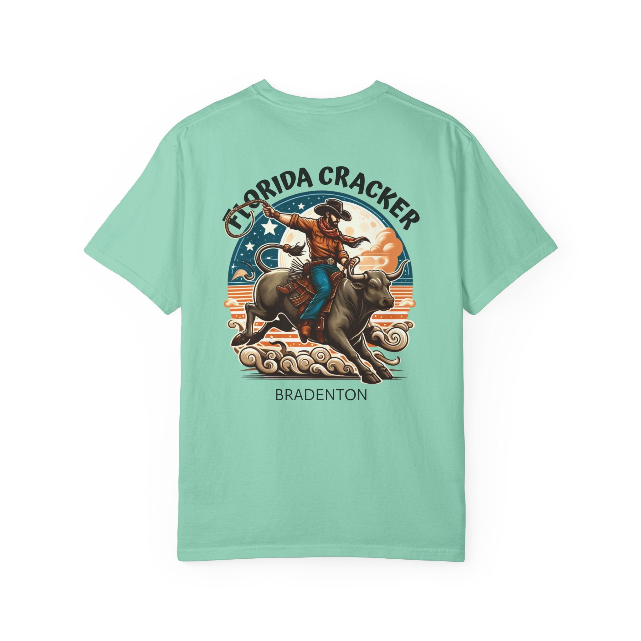 10 - Tee Multi Colors Florida Cracker -  Minimalist Initials T-Shirt