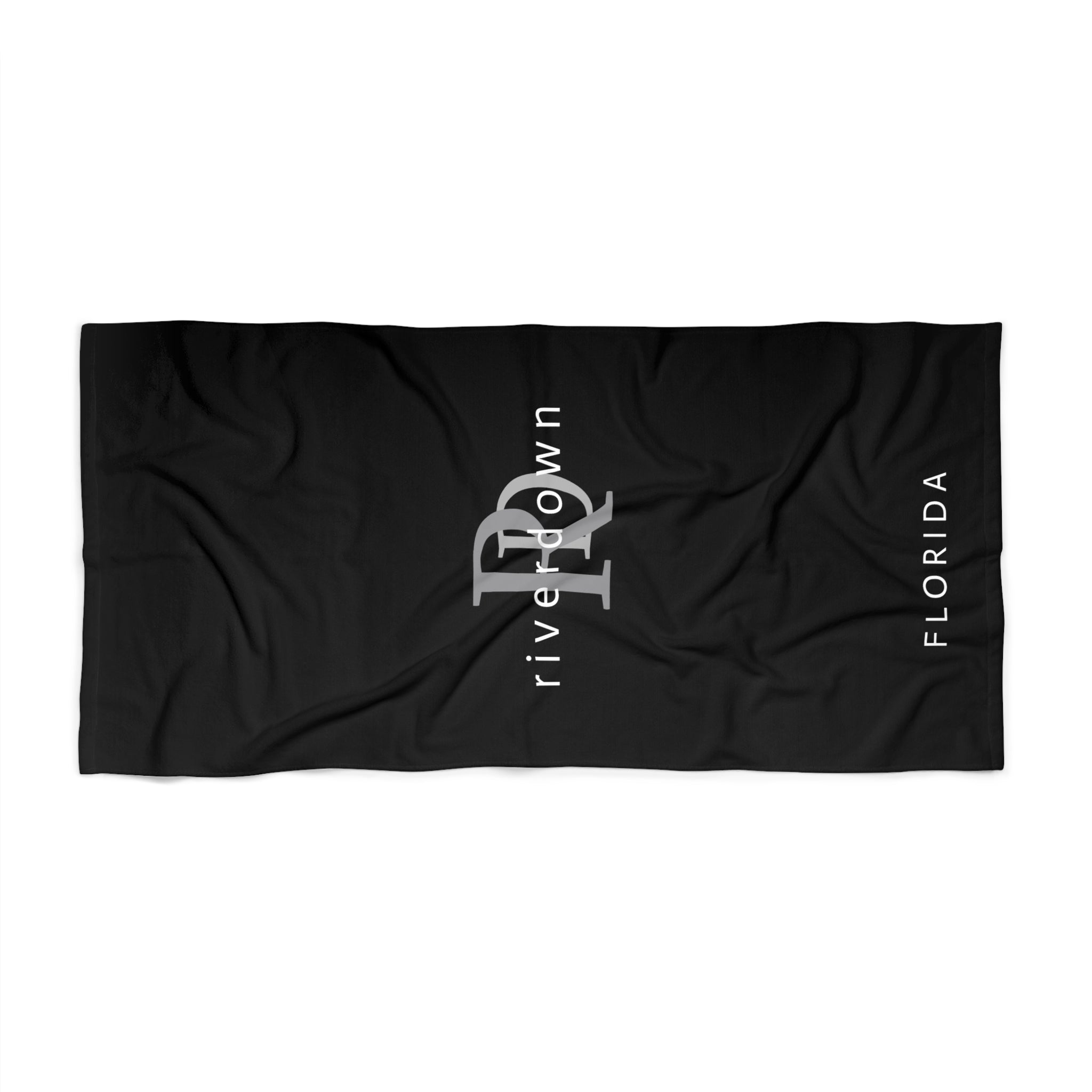 91 - Beach Towel 2 — Minimal Logo Cotton Beach Towel