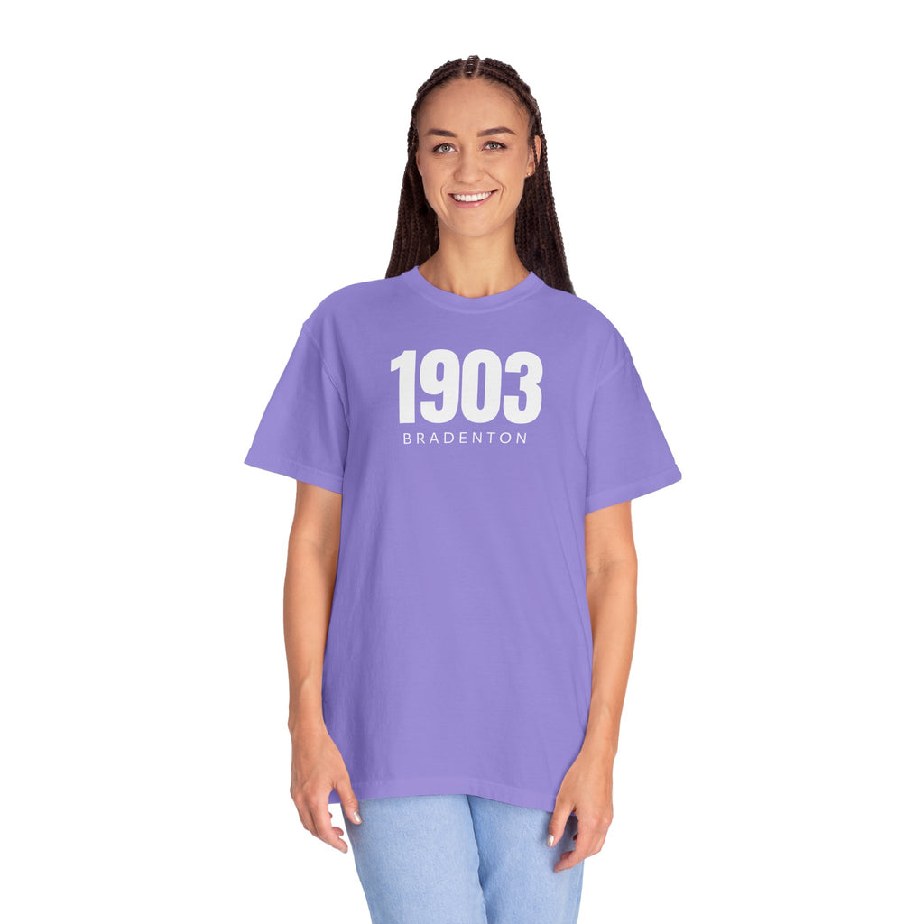 101 - Tee Multi Colors Bradenton 1903 Classic Tee — Minimalist Initials T-Shirt