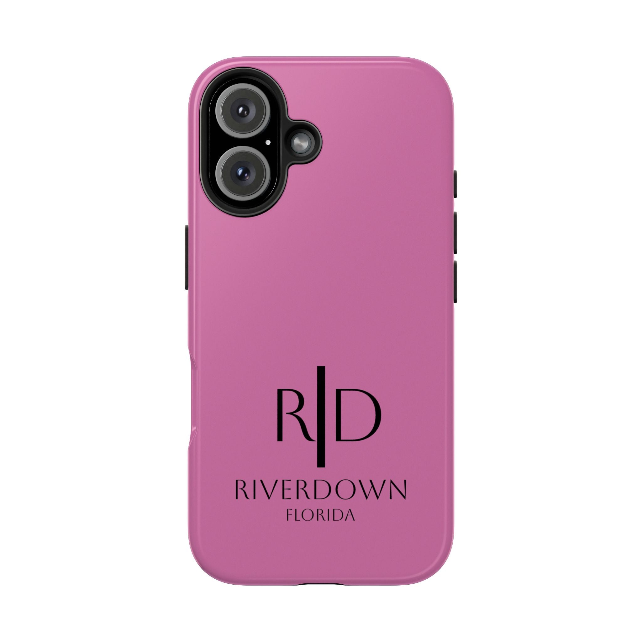 924 - Phone Case Pink Peddle — Durable Protective Phone Cover with Monogram Logo