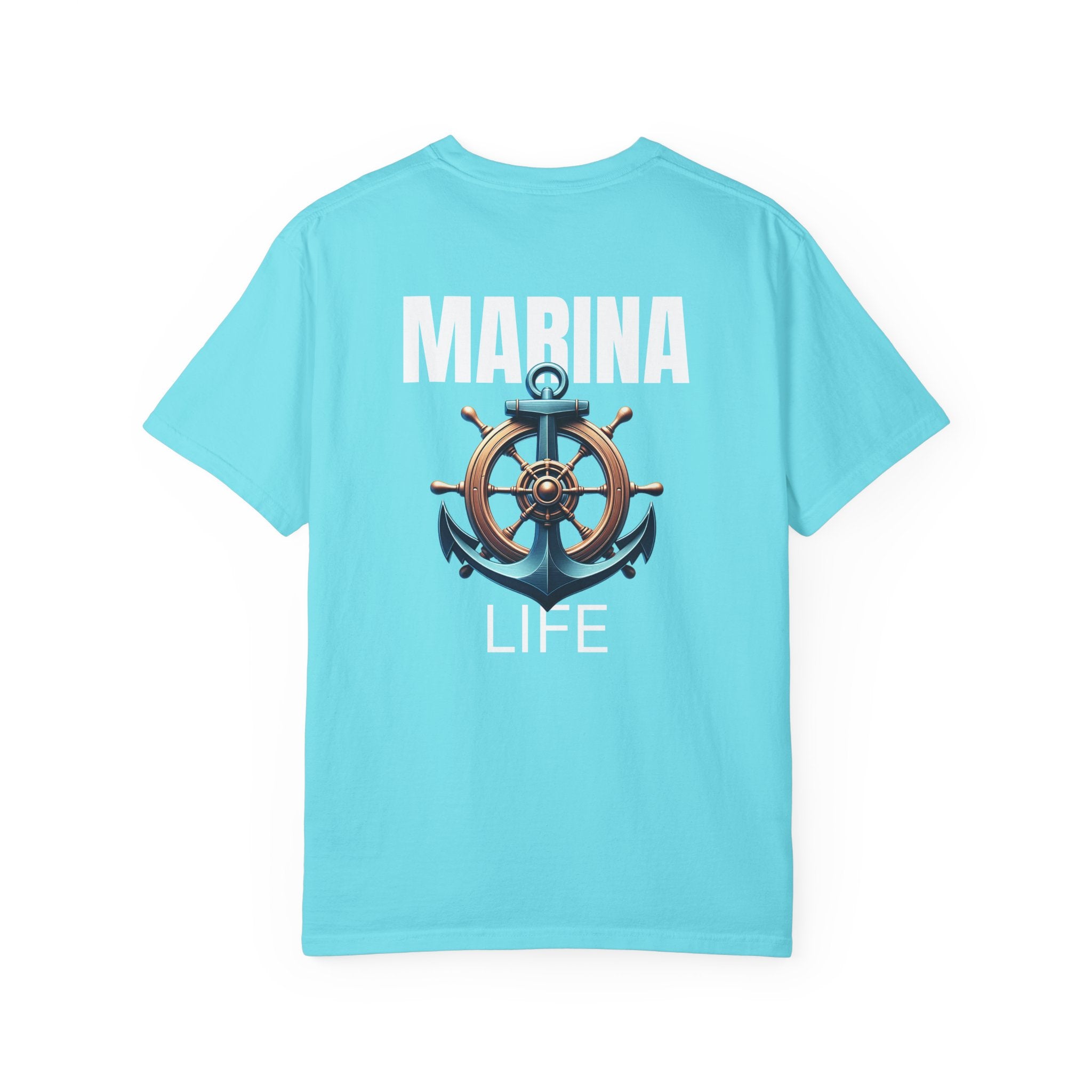 10 - Tee Multi Colors Marina Life 3 -  Minimalist Initials T-Shirt