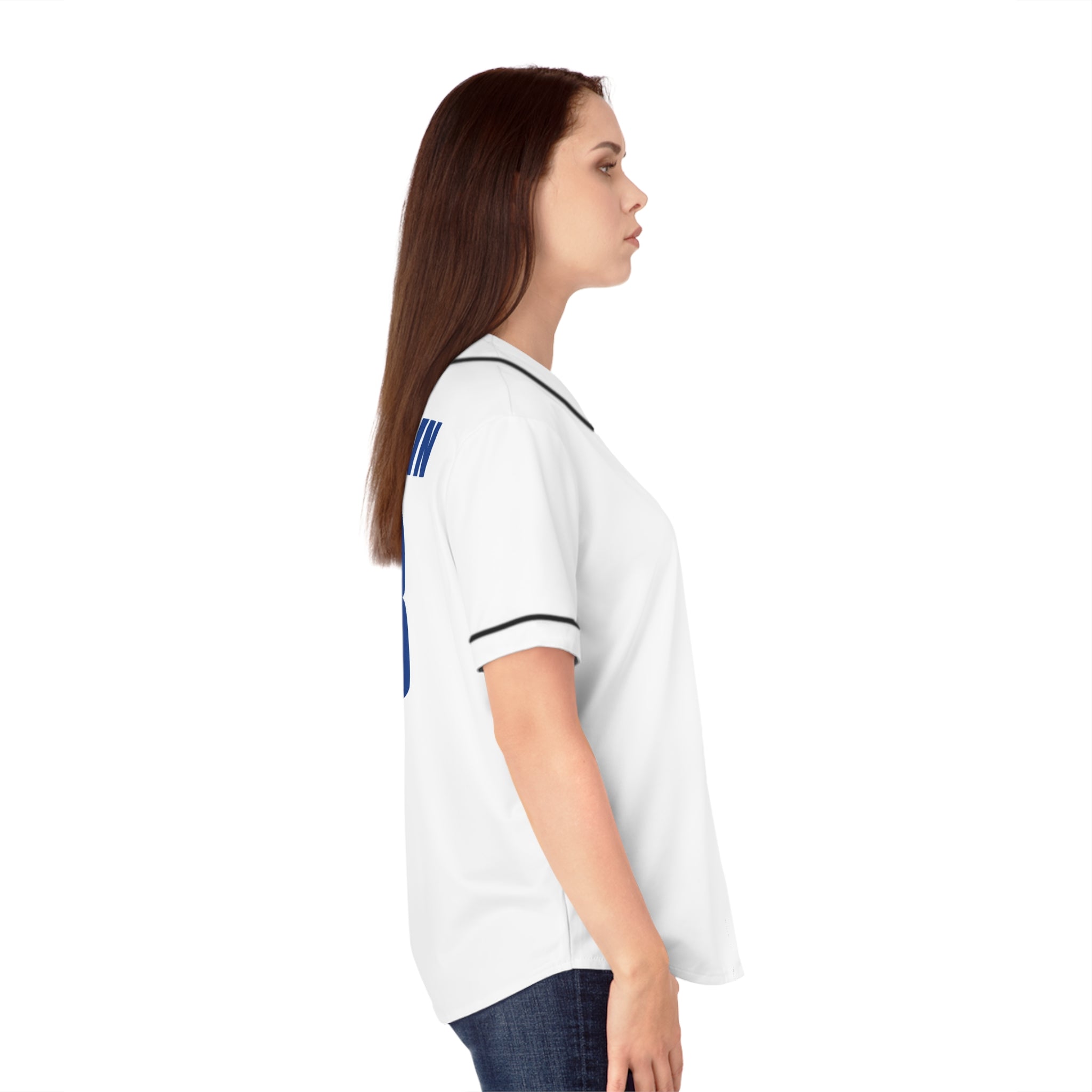 12 - Spring Training Baseball Jersey Women's Baseball Jersey — R|D Logo Front & Back