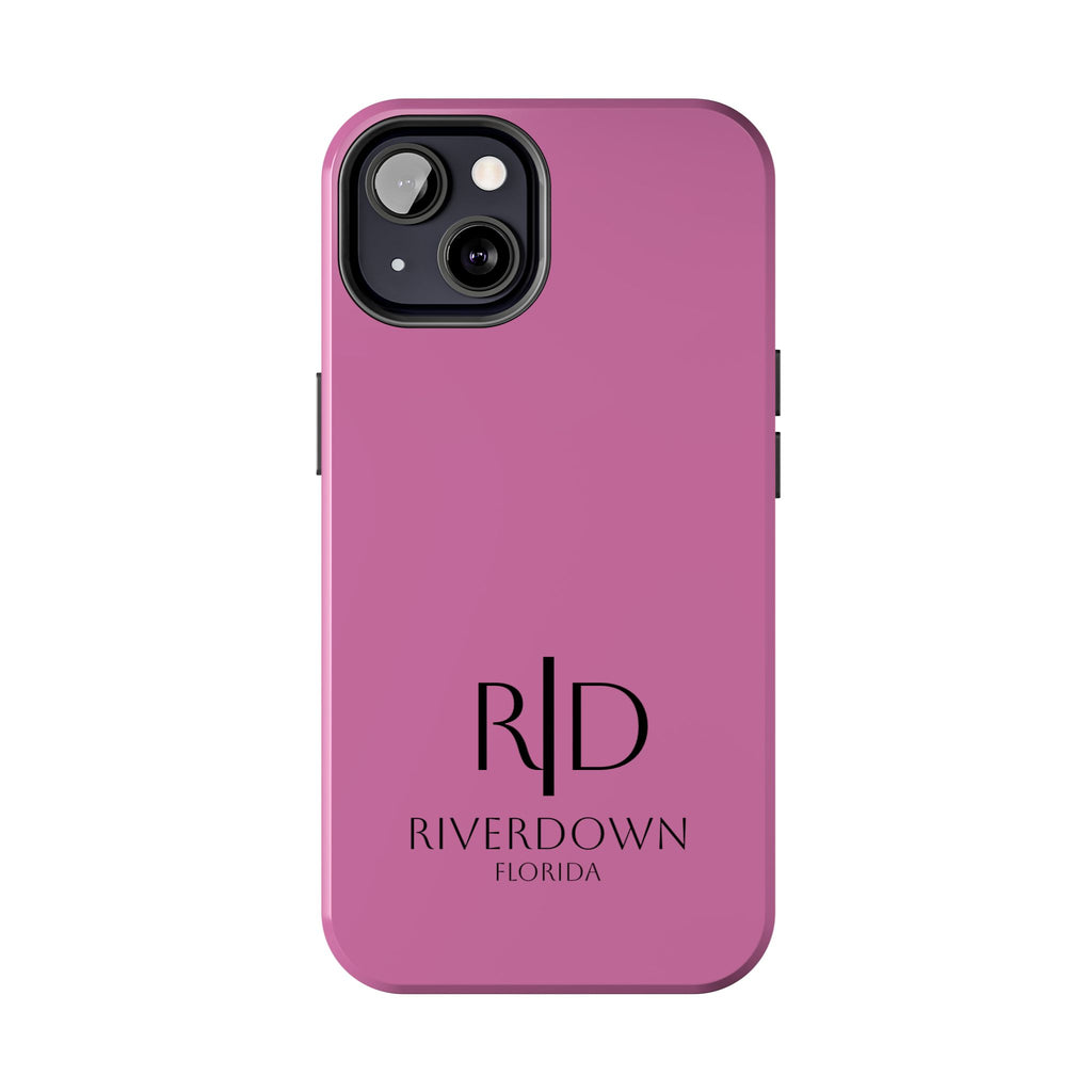 924 - Phone Case Pink Peddle Riverdown Florida Tough Phone Case – Slim Protective iPhone Cover with R|D Logo