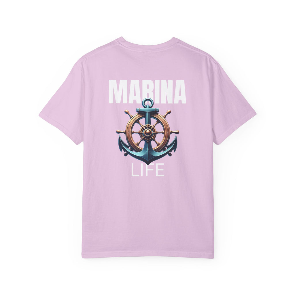 10 - Tee Multi Colors Marina Life 3 -  Minimalist Initials T-Shirt