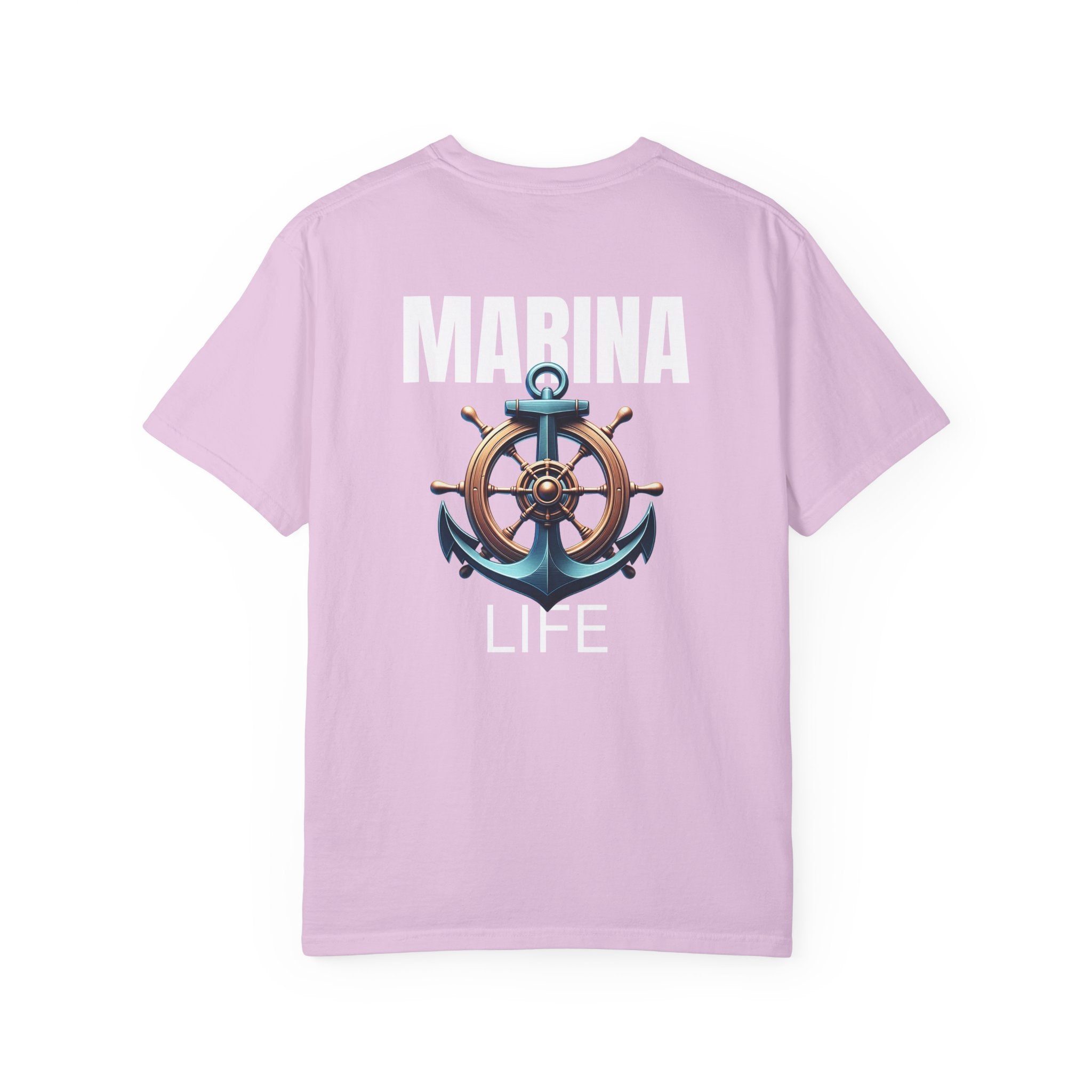 10 - Tee Multi Colors Marina Life 3 -  Minimalist Initials T-Shirt