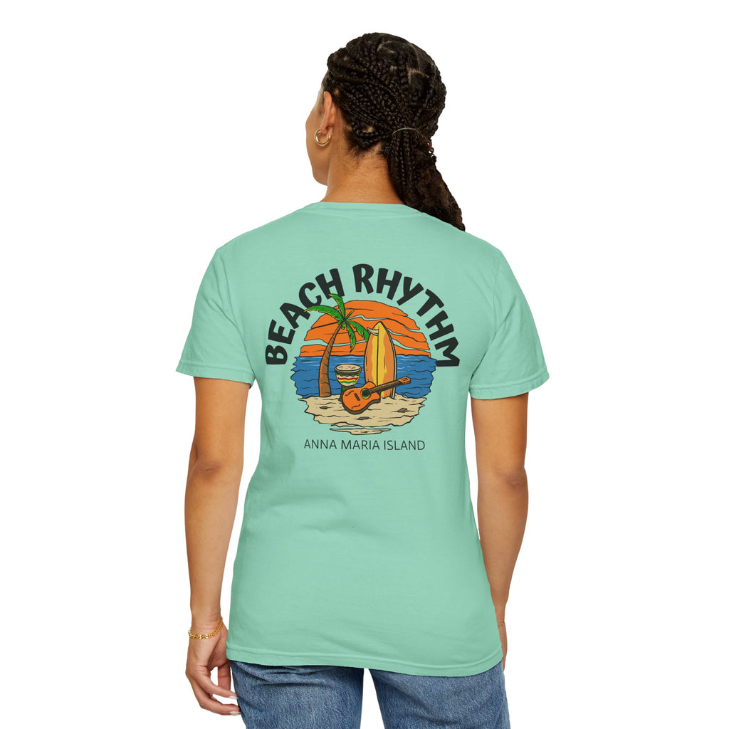10 - Tee Multi Colors Beach Rhythm Minimalist Initials T-Shirt