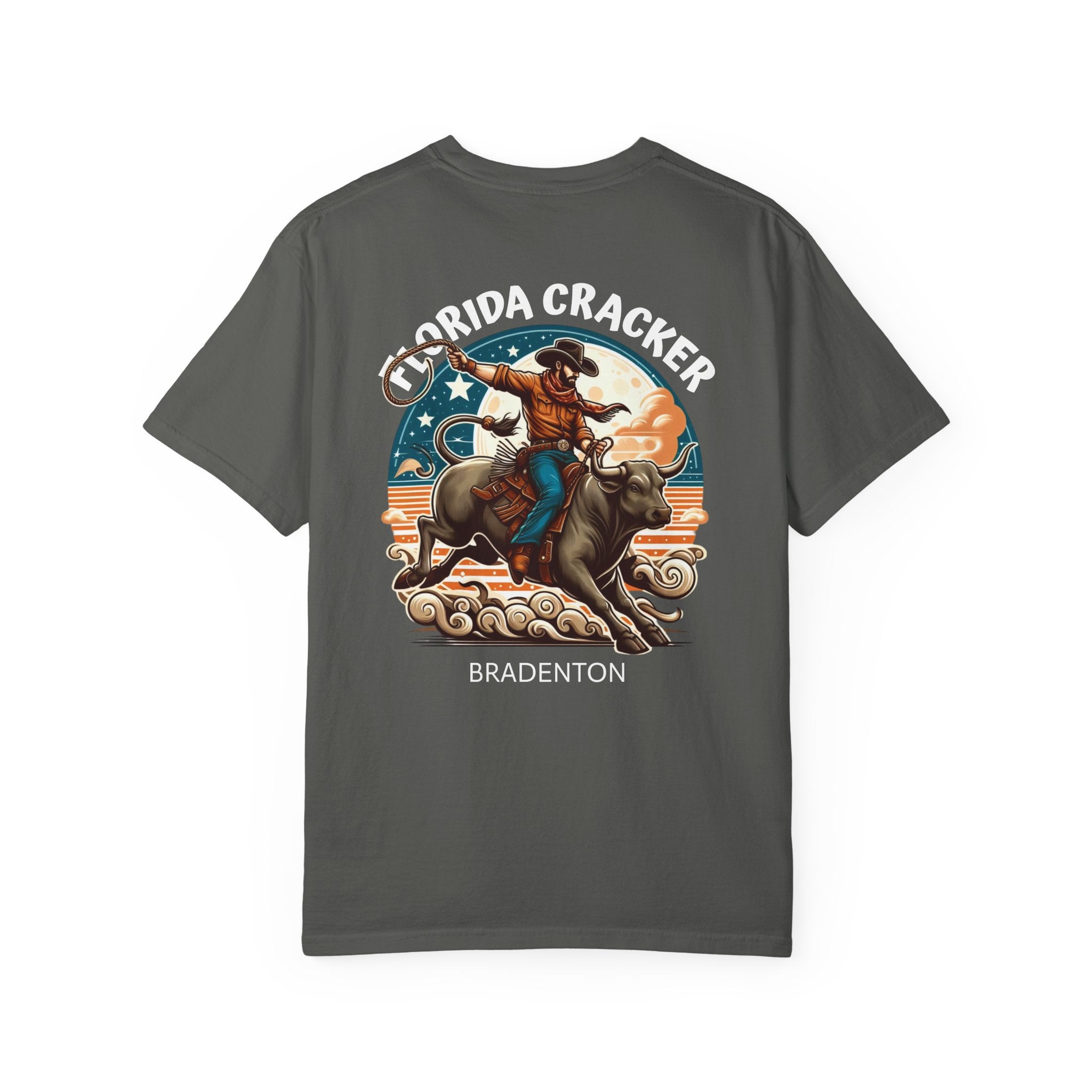 10 - Tee Multi Colors Florida Cracker -  Minimalist Initials T-Shirt