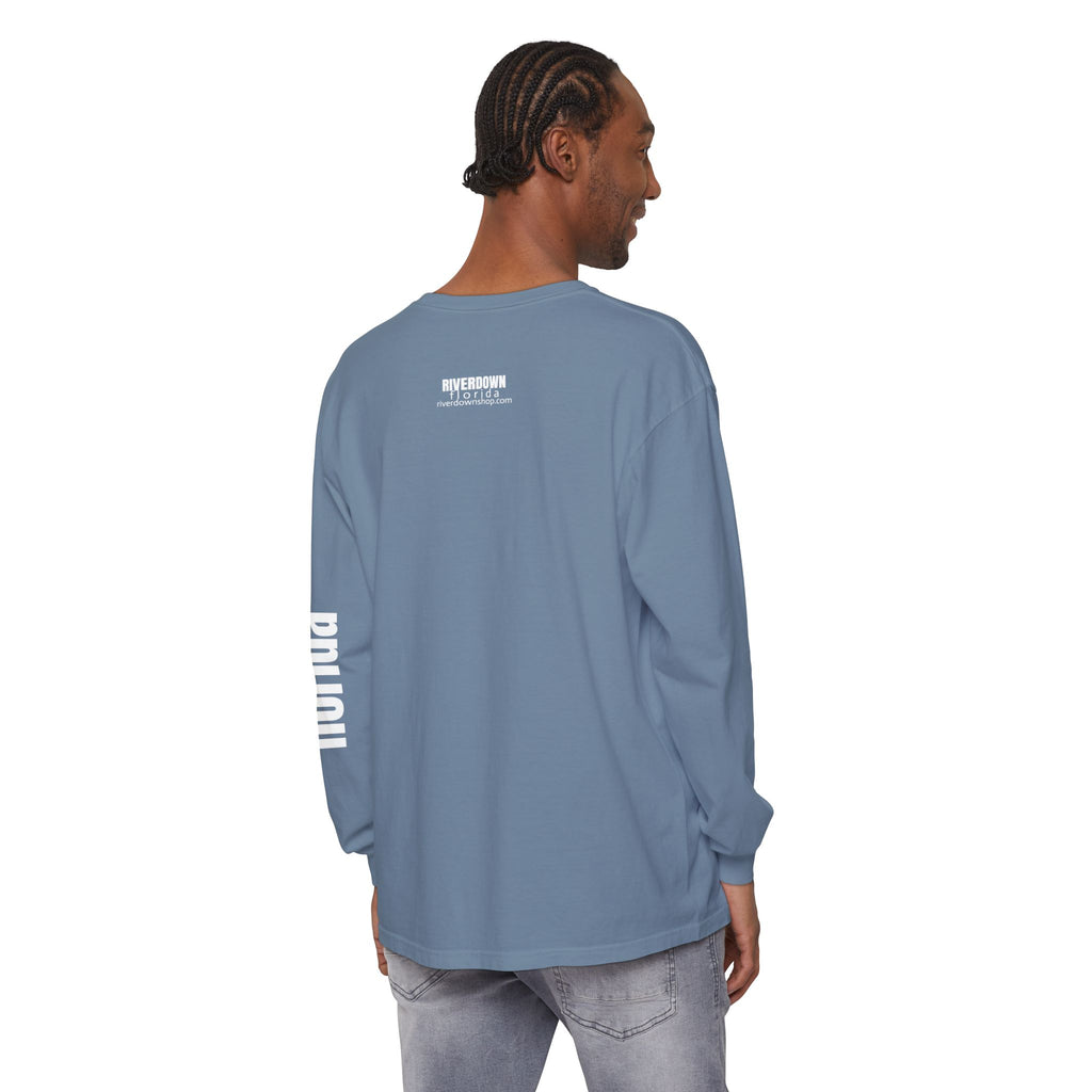 932 - Long Sleeve Tee Pensacola Beach Multi Colors — Florida Sleeve Graphic